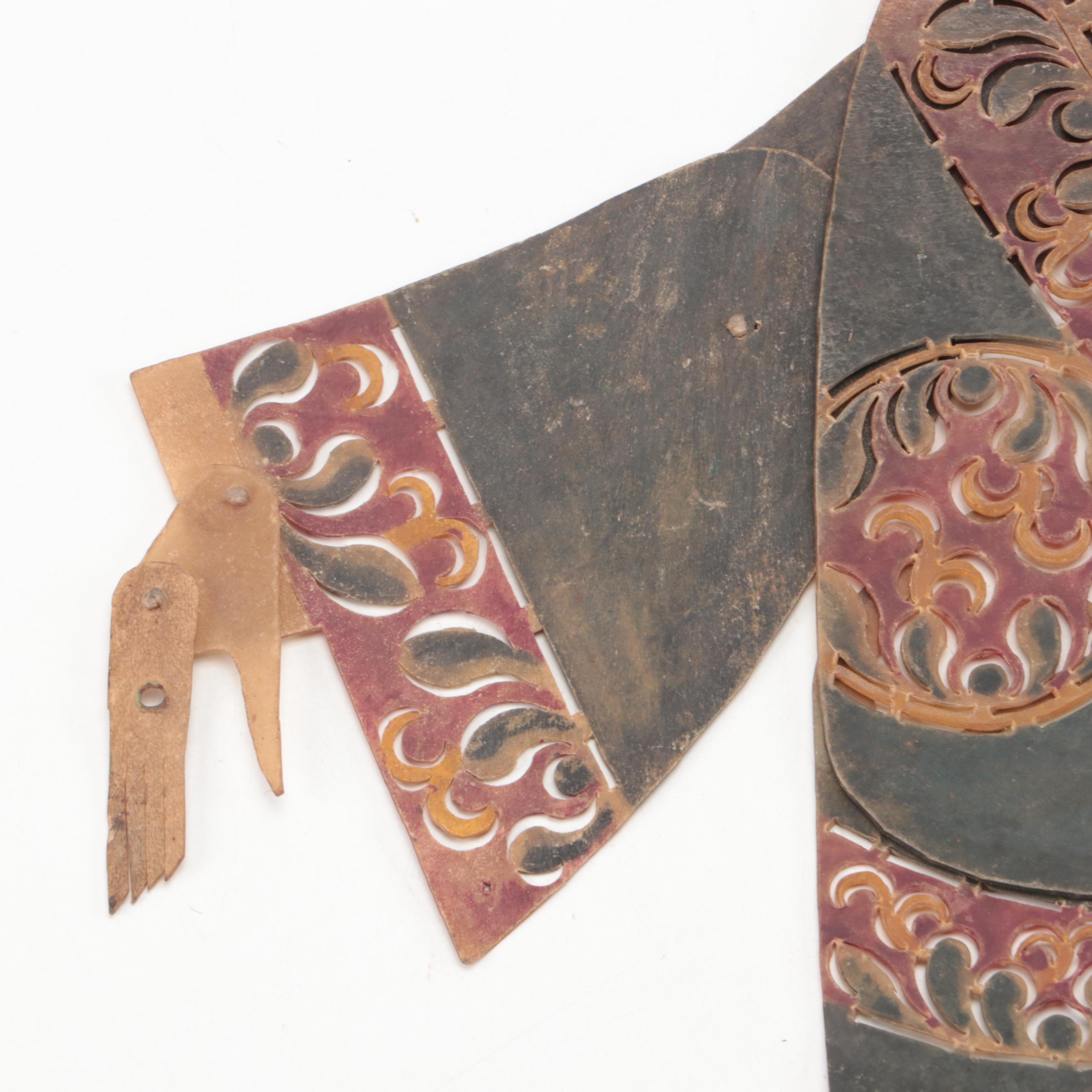 Chinese Eunuch Vellum Shadow Puppet, Circa 1870