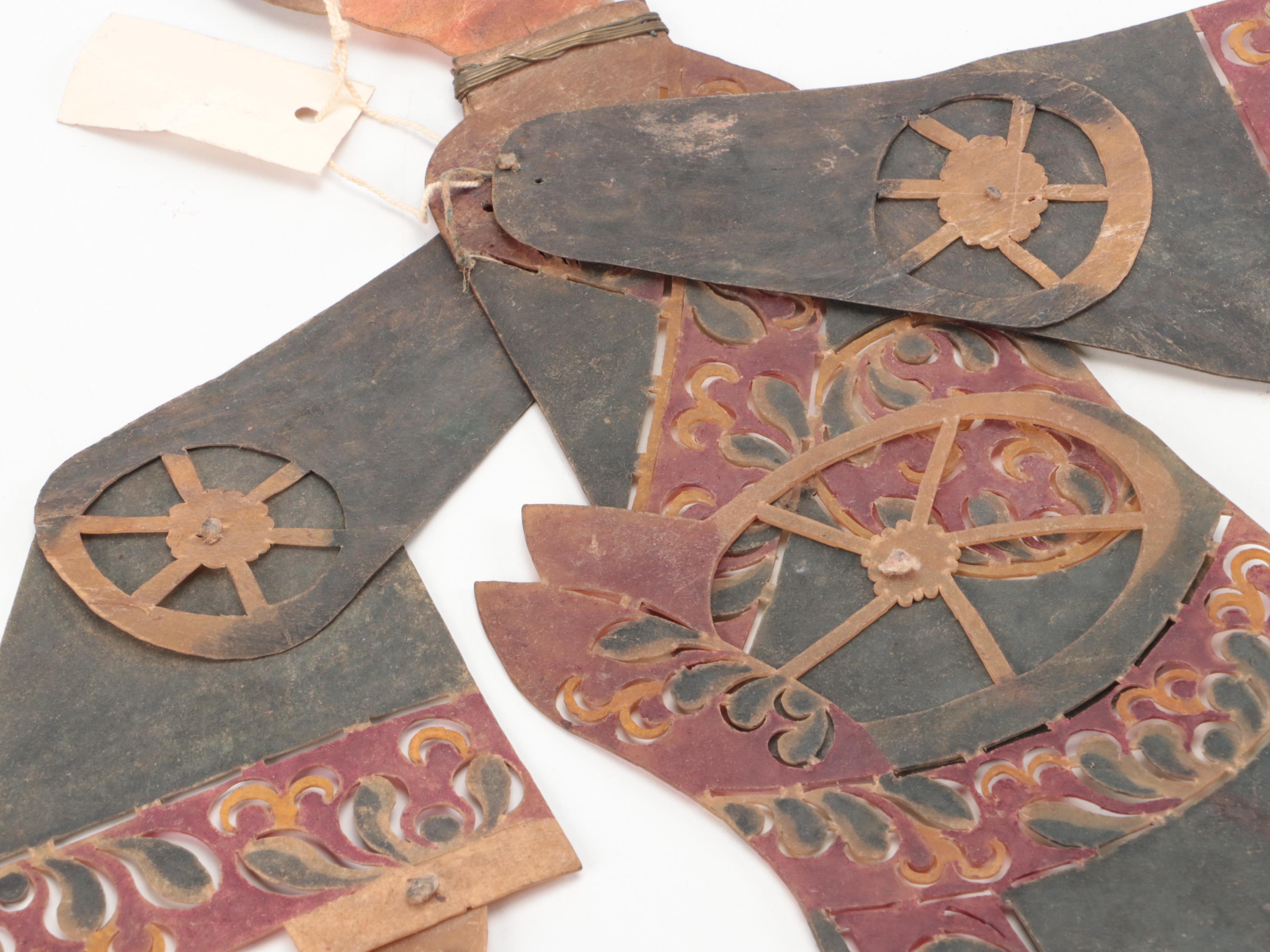 Chinese Eunuch Vellum Shadow Puppet, Circa 1870