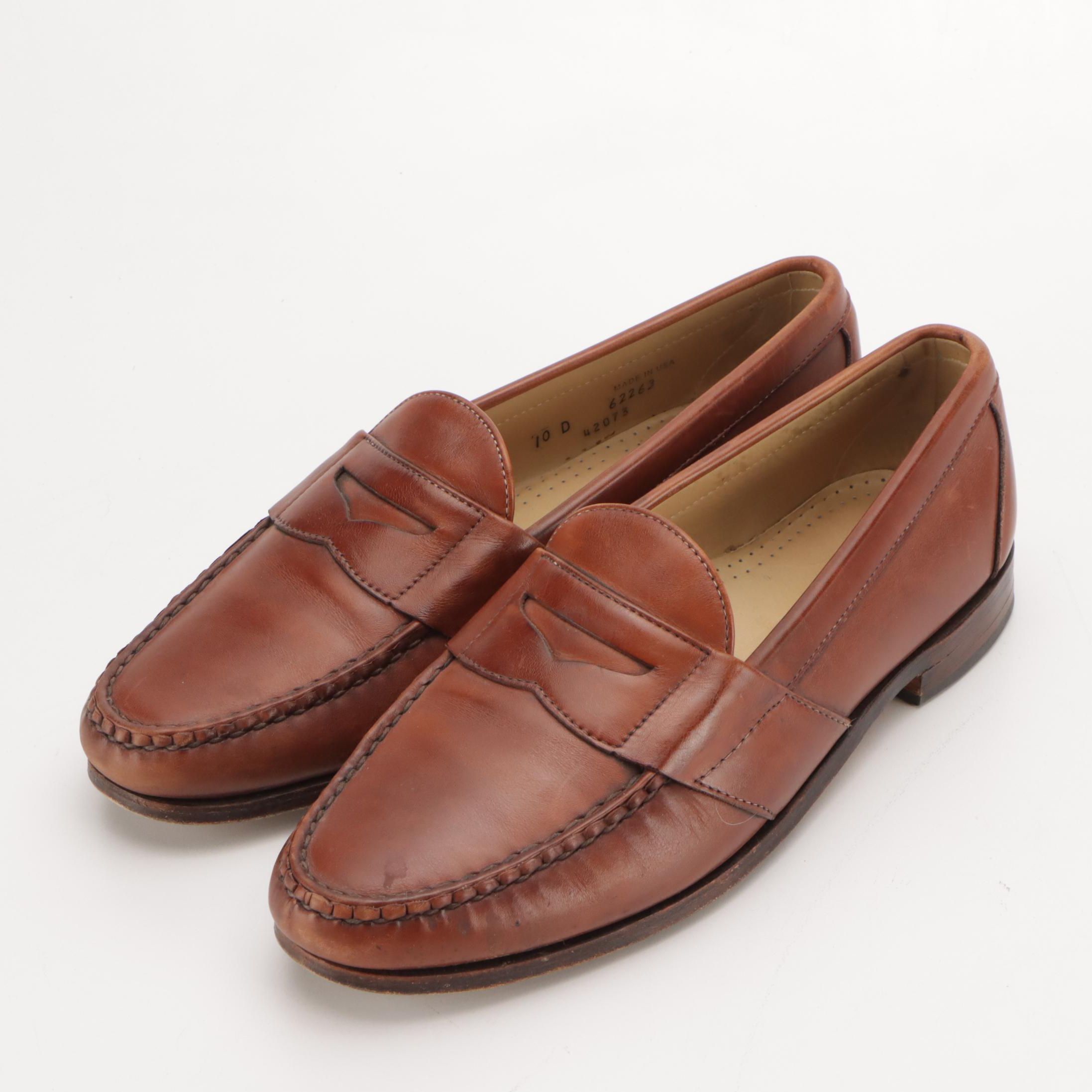 Allen Edmonds Cameron Penny Loafer in Brown Leather