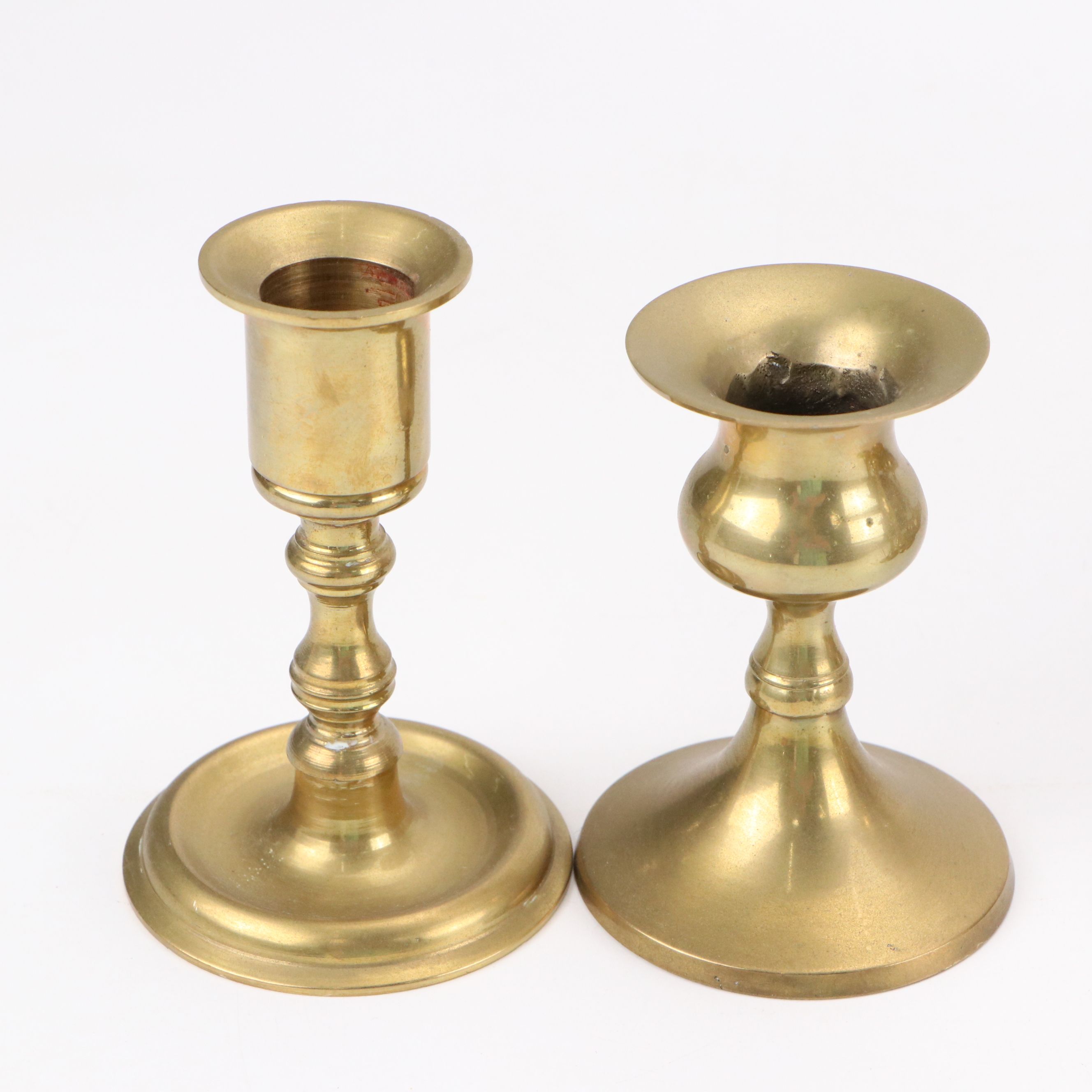 Indian, Japanese and More Brass Candlesticks