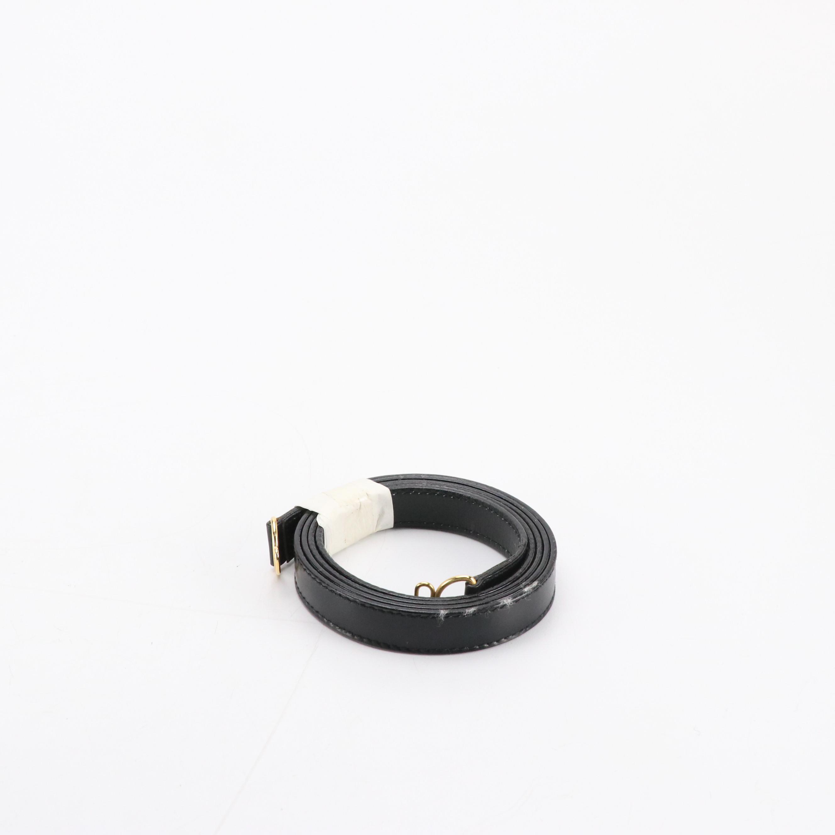 Salvatore Ferragamo Black Leather Two-Way Handbag with Gancini Hardware