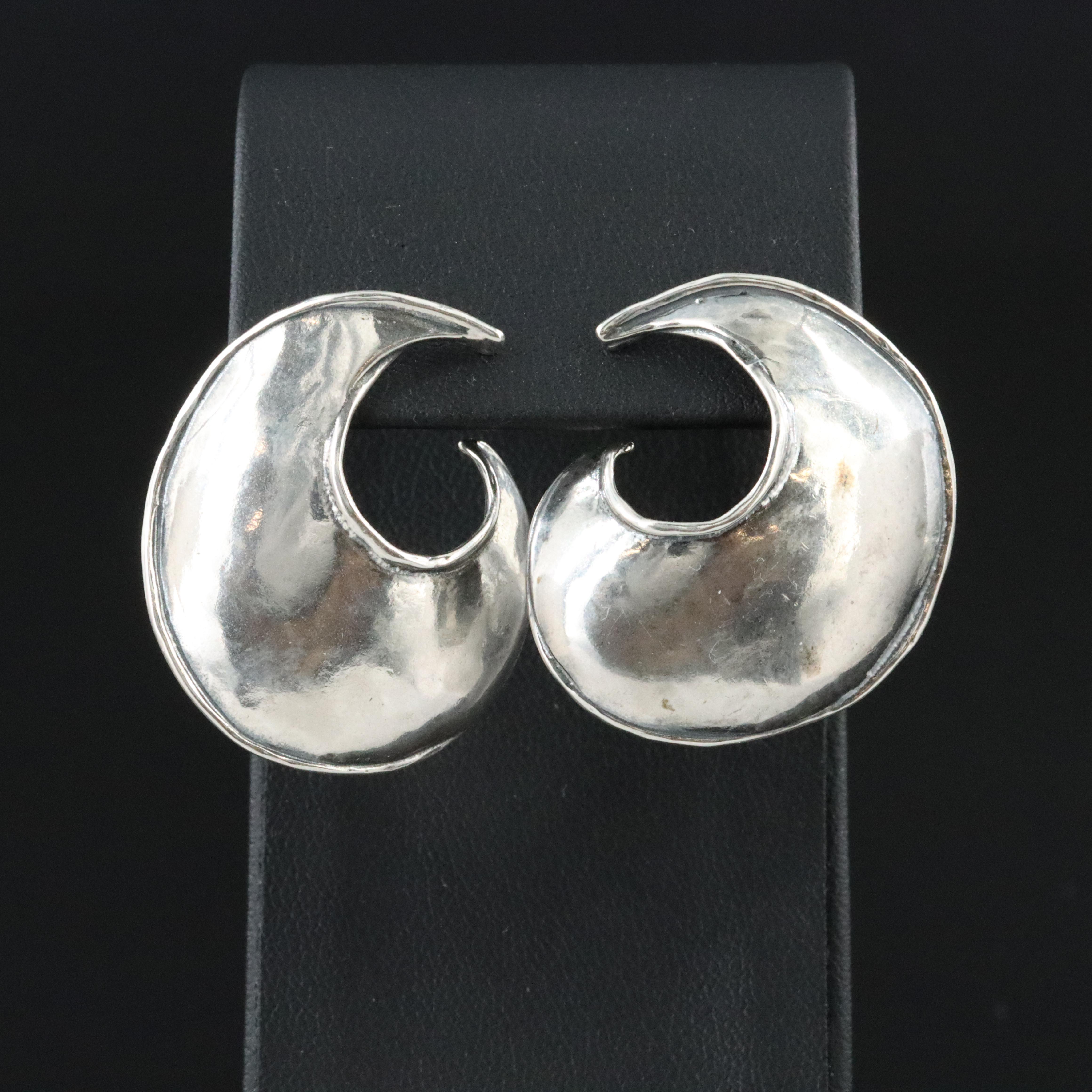 Sterling Spiral Earrings