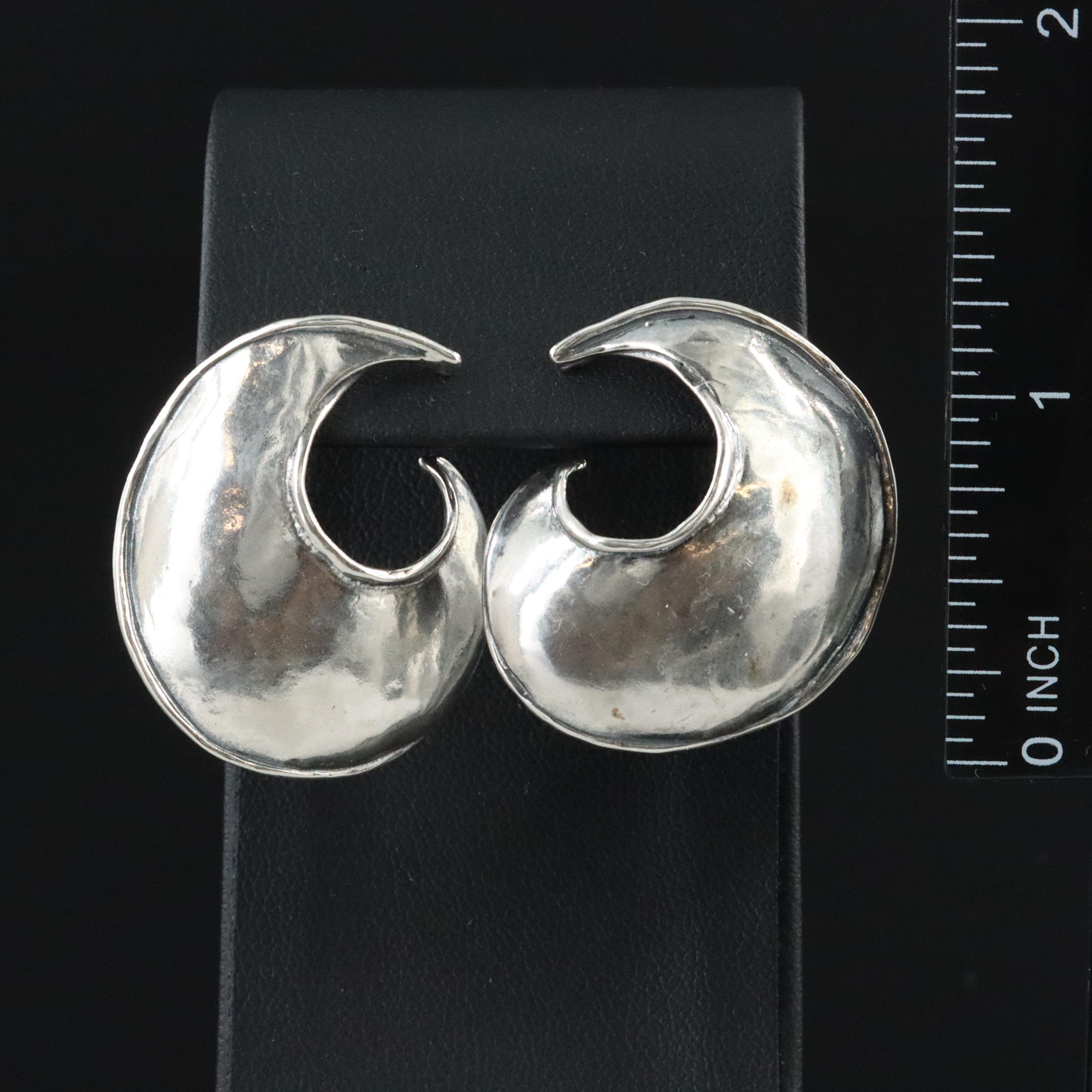 Sterling Spiral Earrings