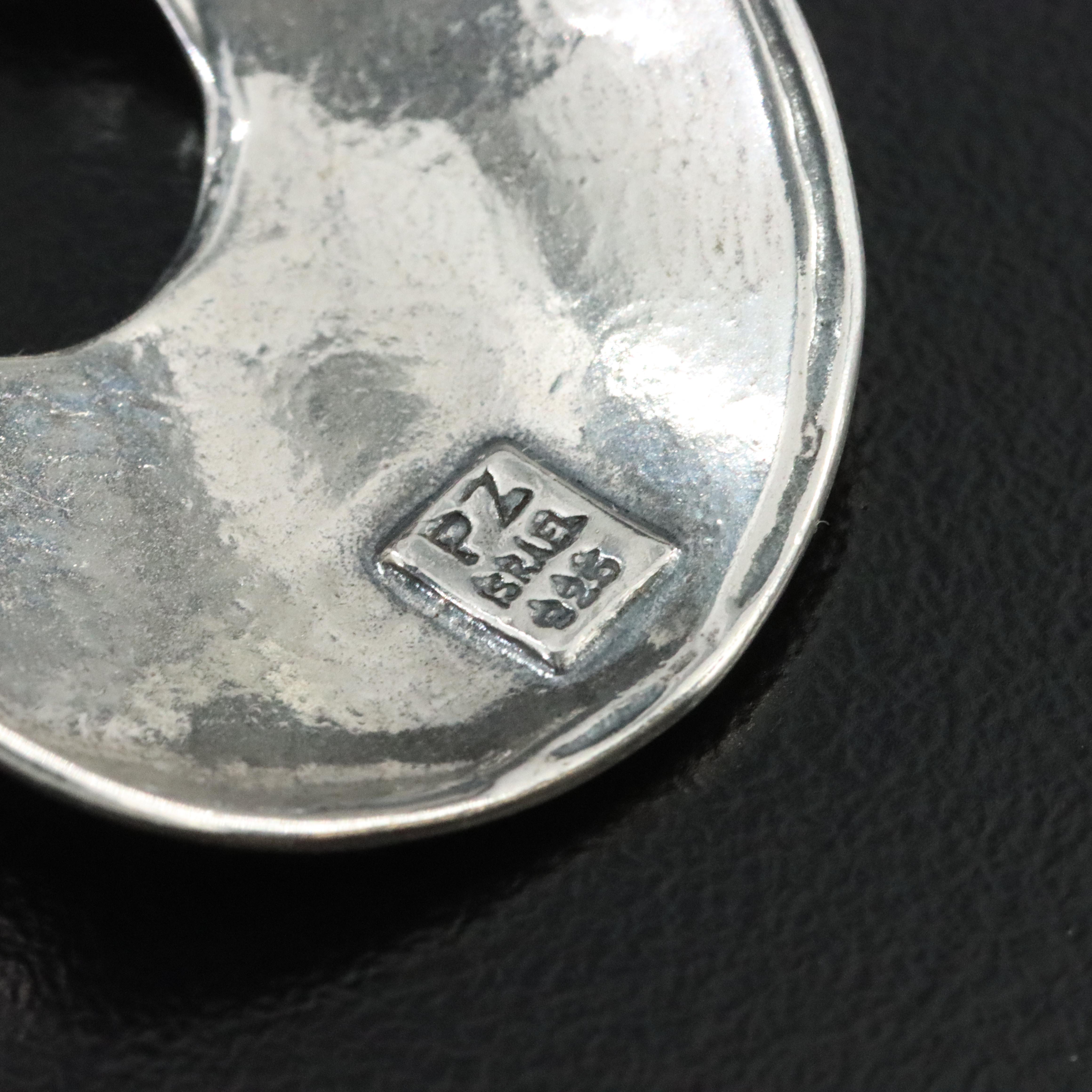 Sterling Spiral Earrings