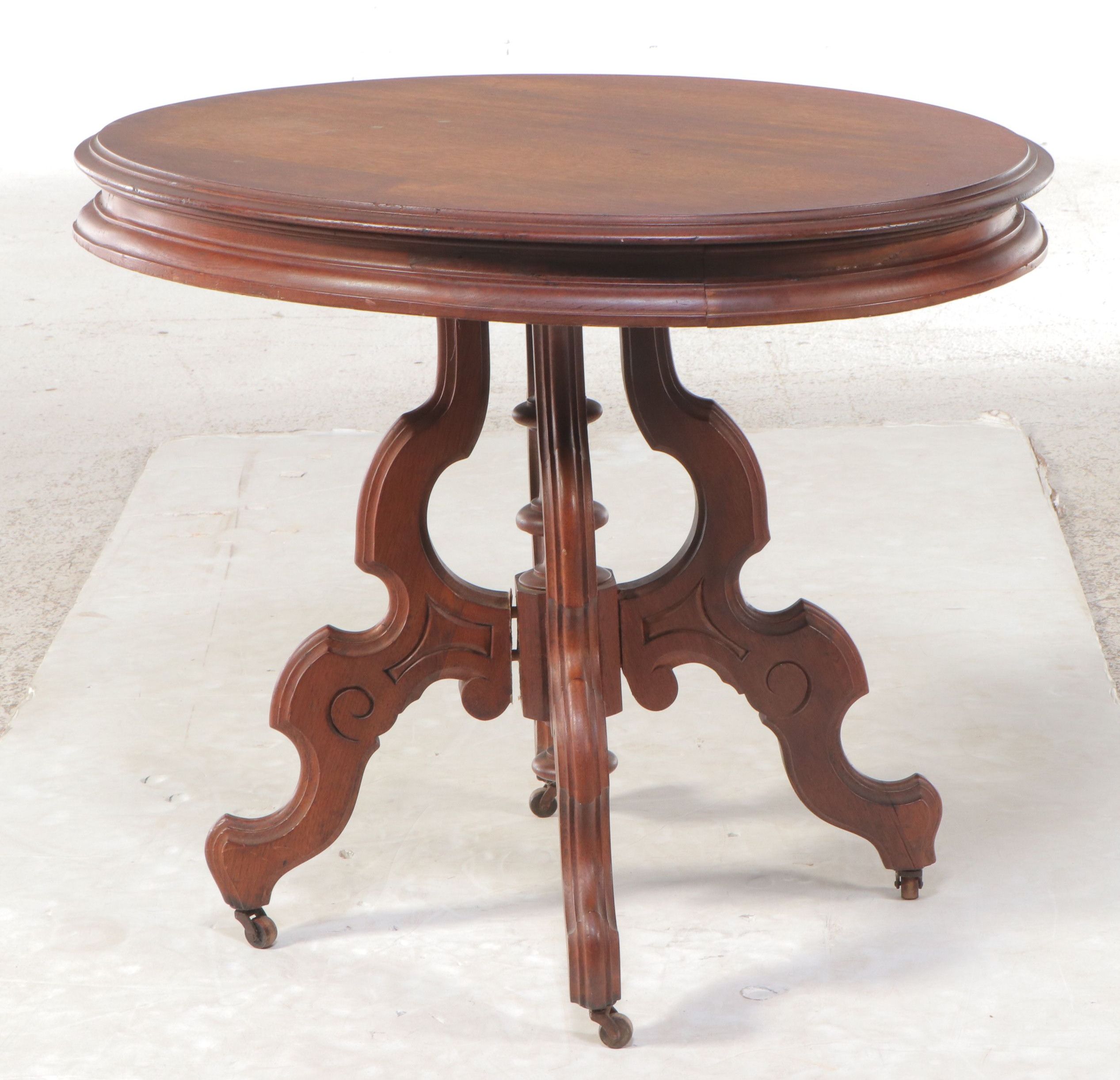 Eastlake Walnut Center Table