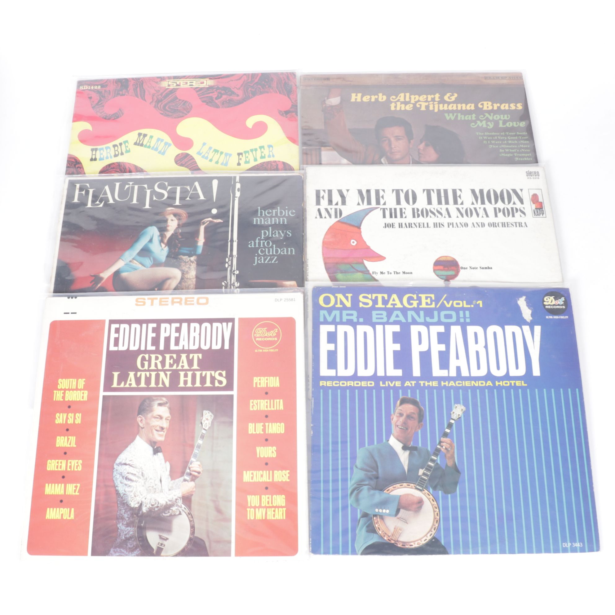 Herb Alpert, Herbie Mann, Trini Lopez, and Other Latin Inspired Records