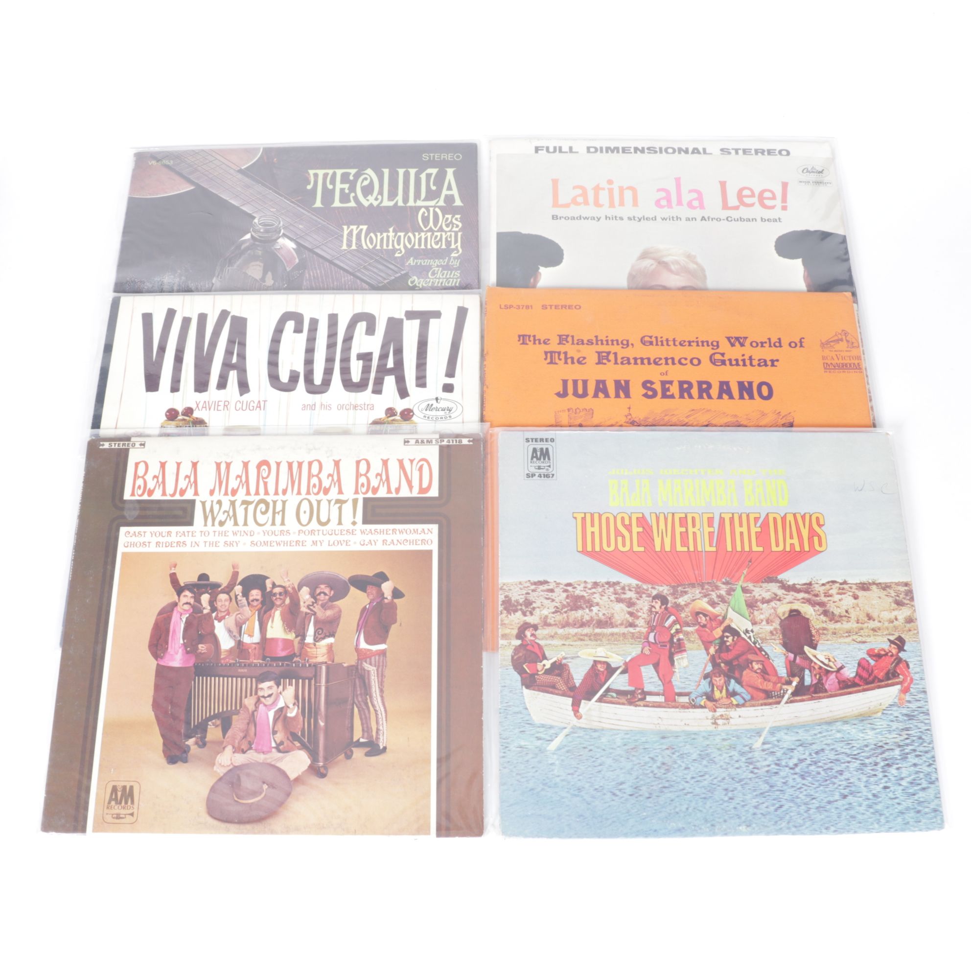 Herb Alpert, Herbie Mann, Trini Lopez, and Other Latin Inspired Records