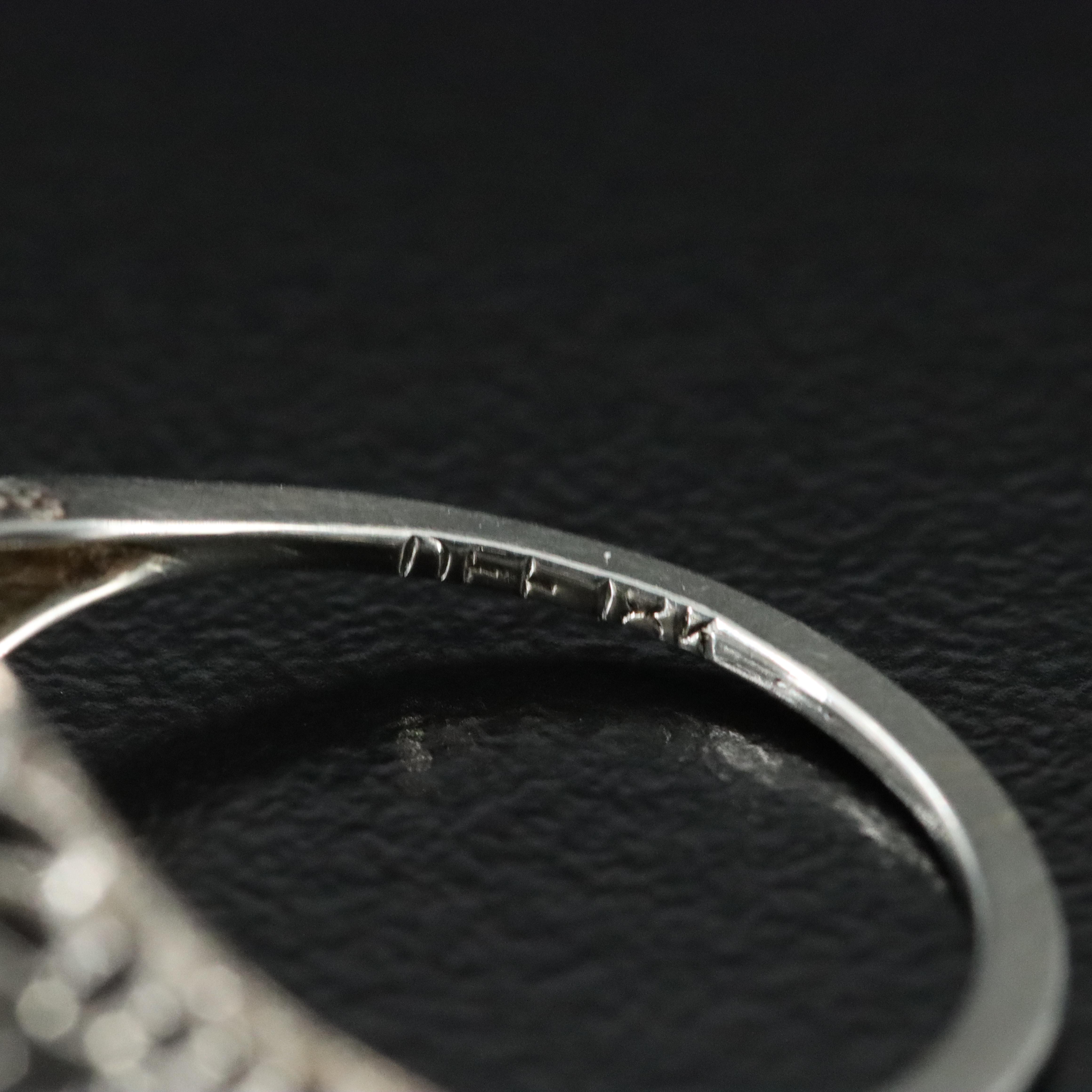 Vintage 18K 0.19 CT Diamond Ring