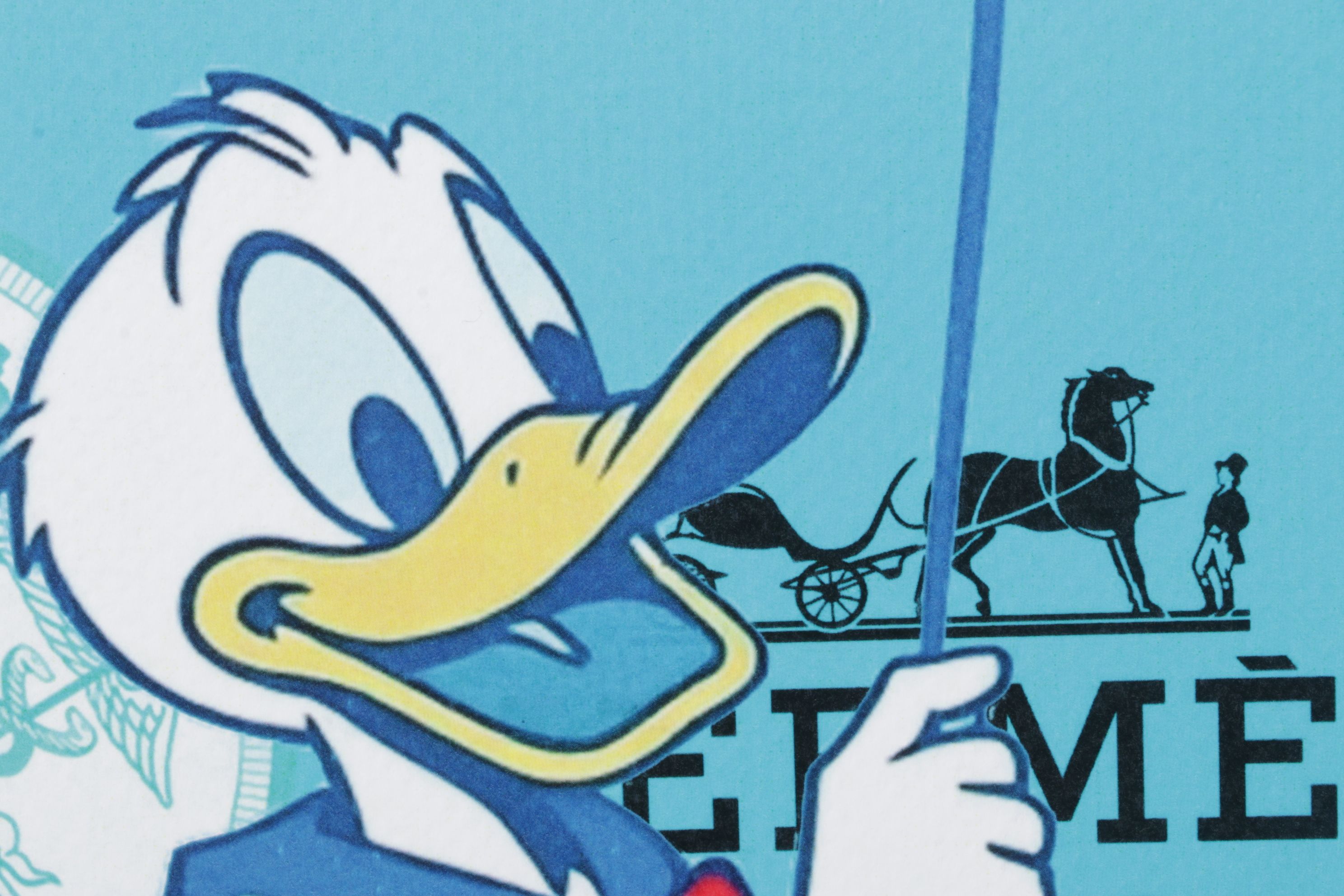 Death NYC Pop Art Digital Graphic Print Homage to Hermès x Donald Duck, 2025