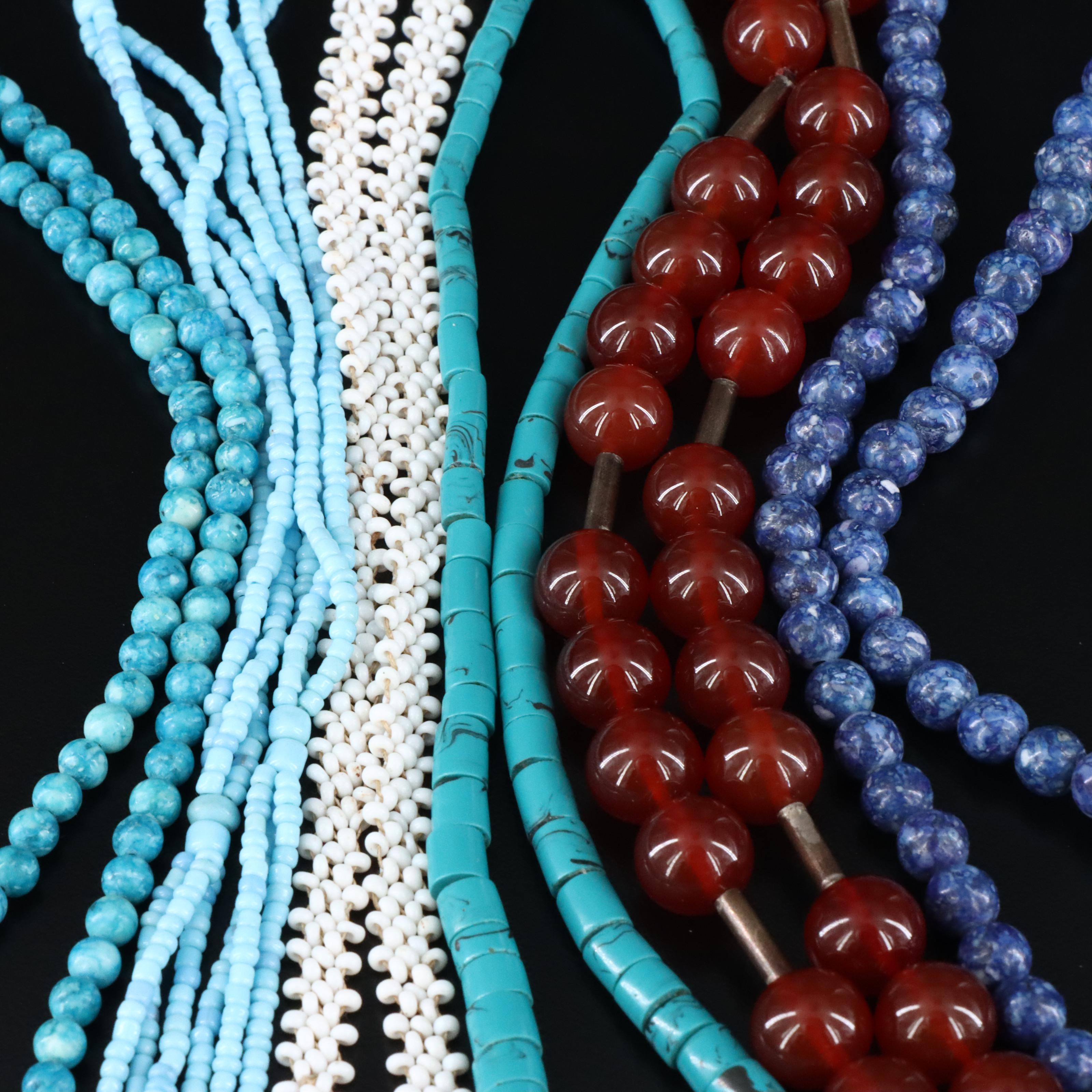 Barrette and Necklace Collection Featuring Sterling