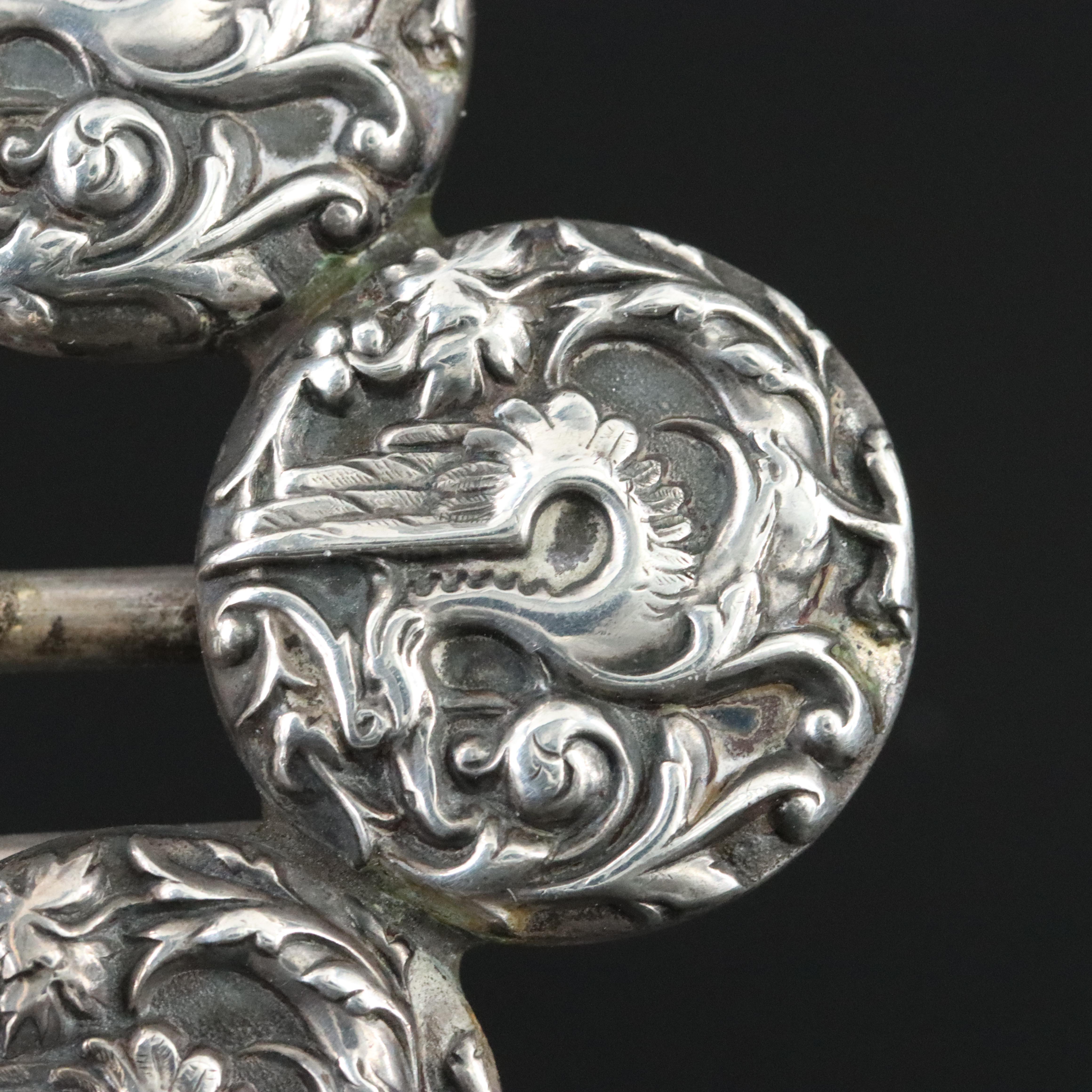 Gorham MFGCo Sterling Silver Belt Buckle