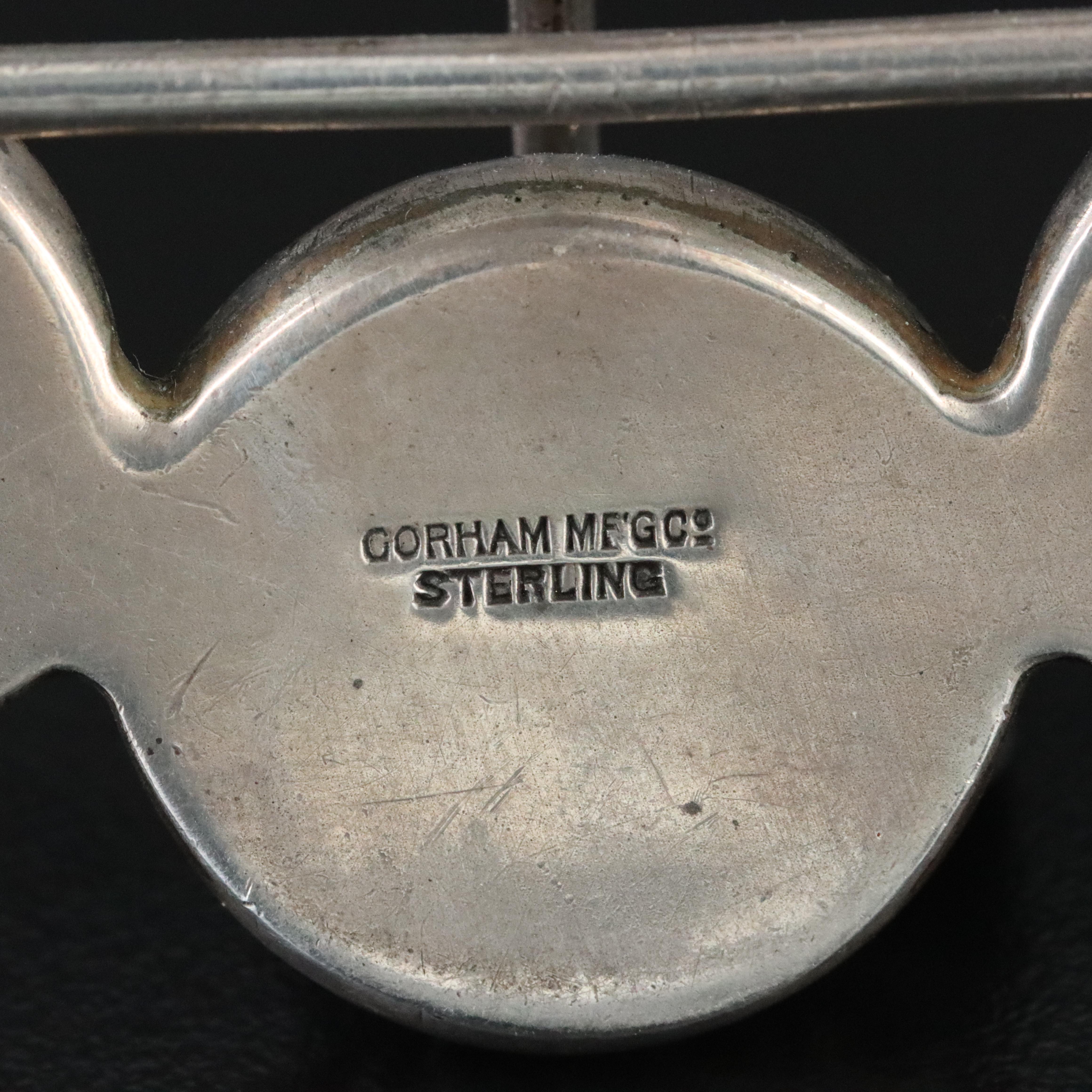 Gorham MFGCo Sterling Silver Belt Buckle