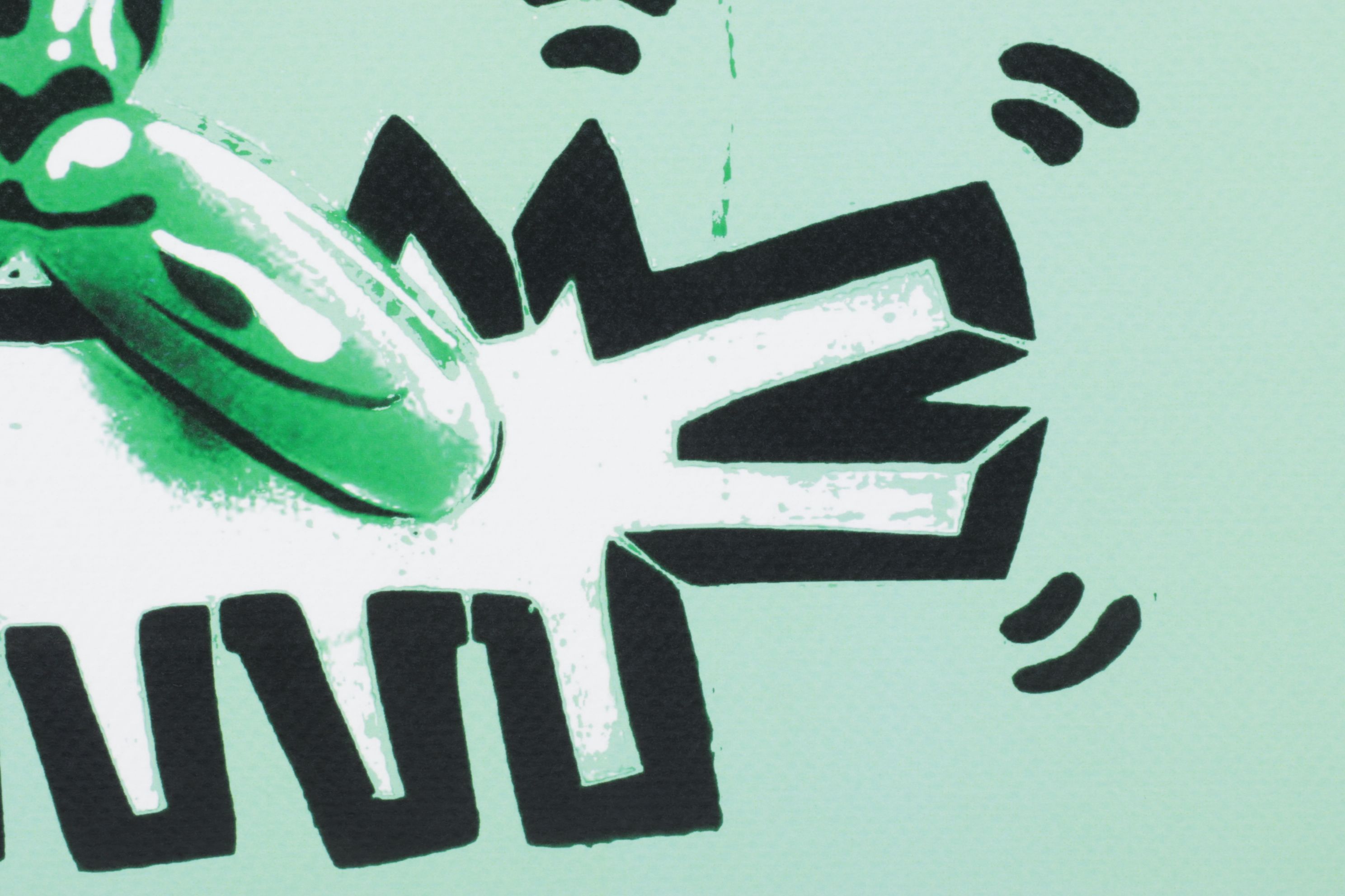 Death NYC Pop Art Digital Graphic Print Homage to Keith Haring, 2025