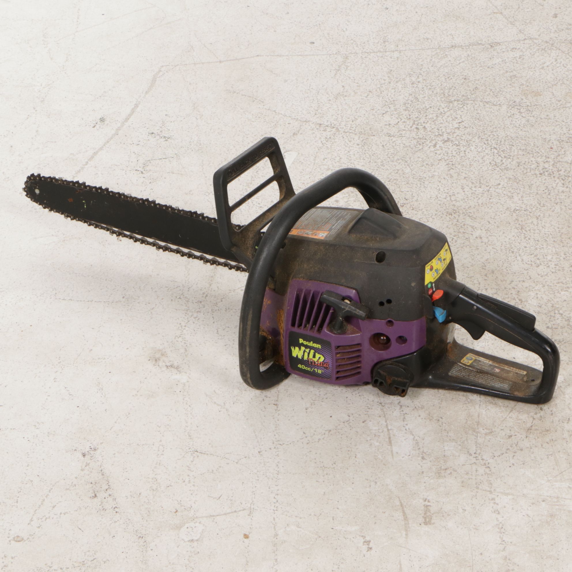 Bauer 5.8 Amp Compact Circular Saw and Poulan Wild Thing Chainsaw