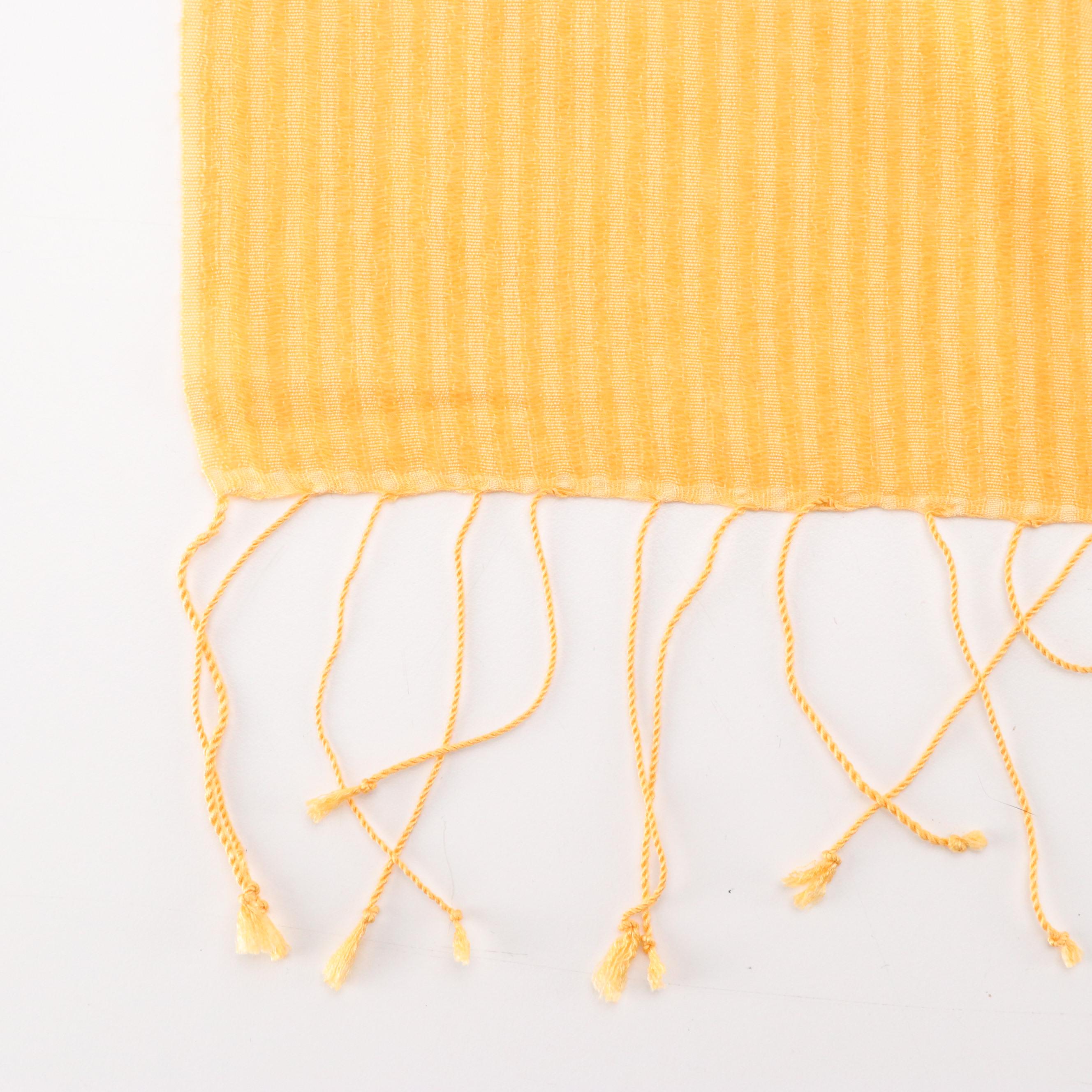 Bergdorf Goodman Brown Leather Belt with Striped and Paisley Printed Scarves