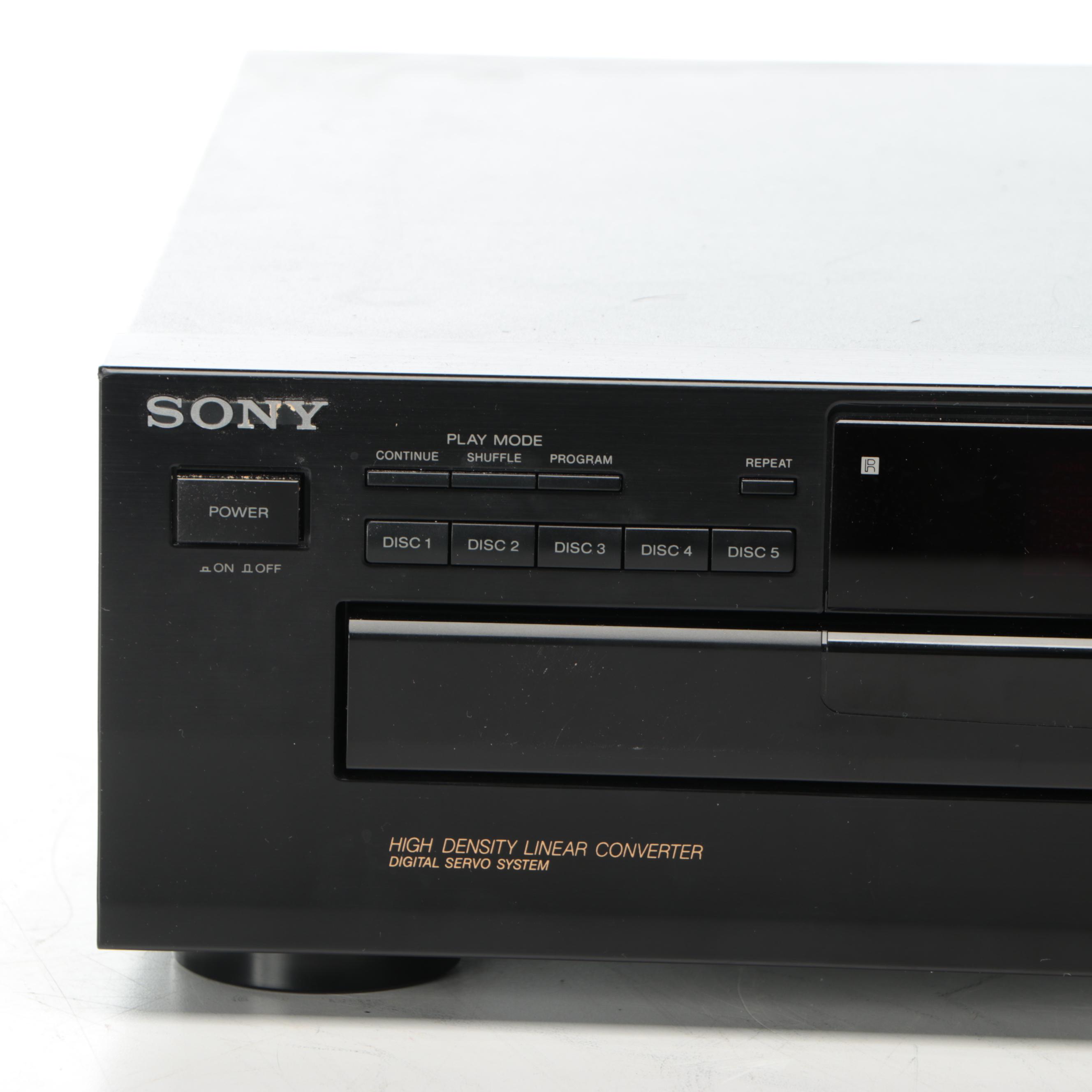 Sony CDP-C345 5-Disc Compact Disc Player