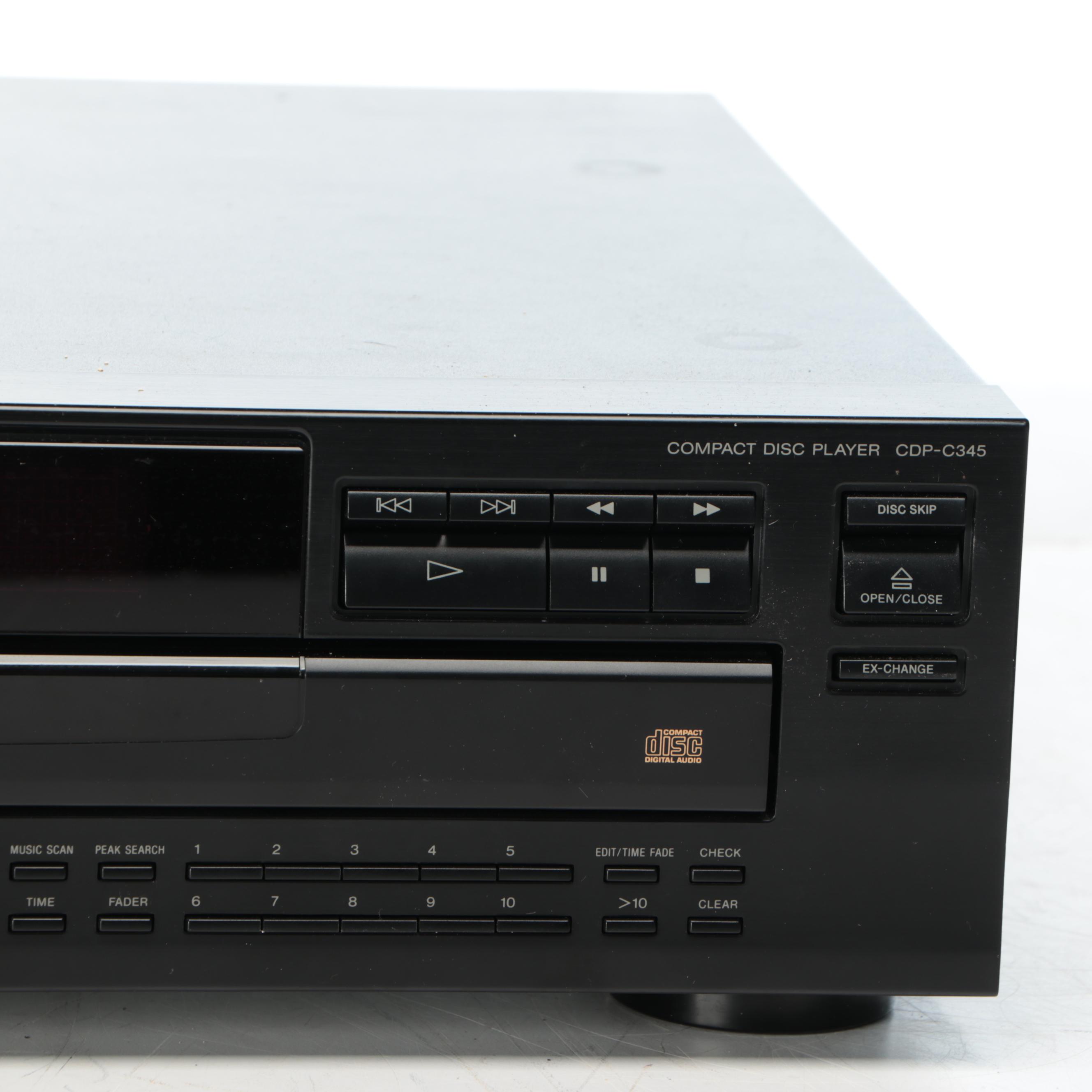 Sony CDP-C345 5-Disc Compact Disc Player