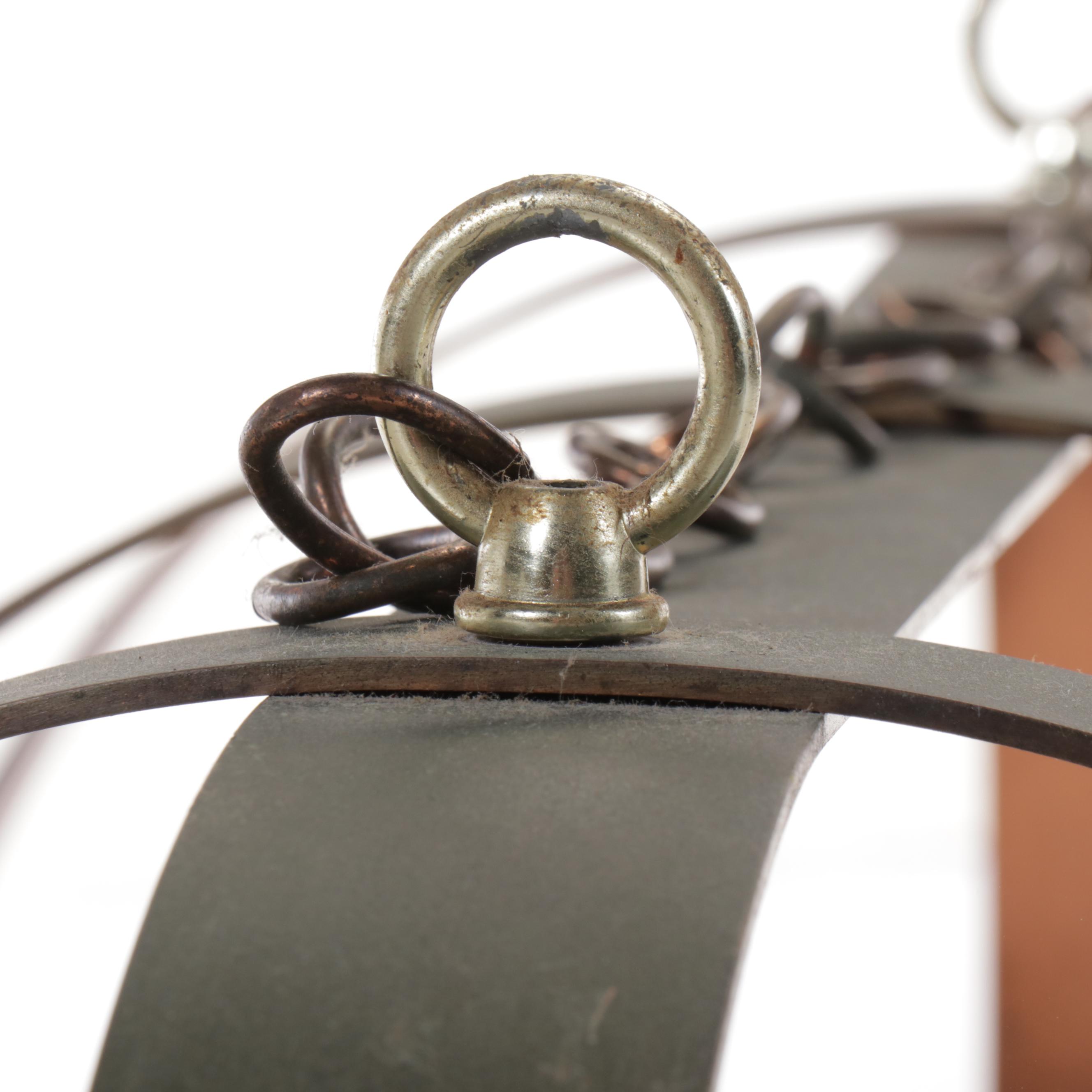 Hanging Copper Pot Rack