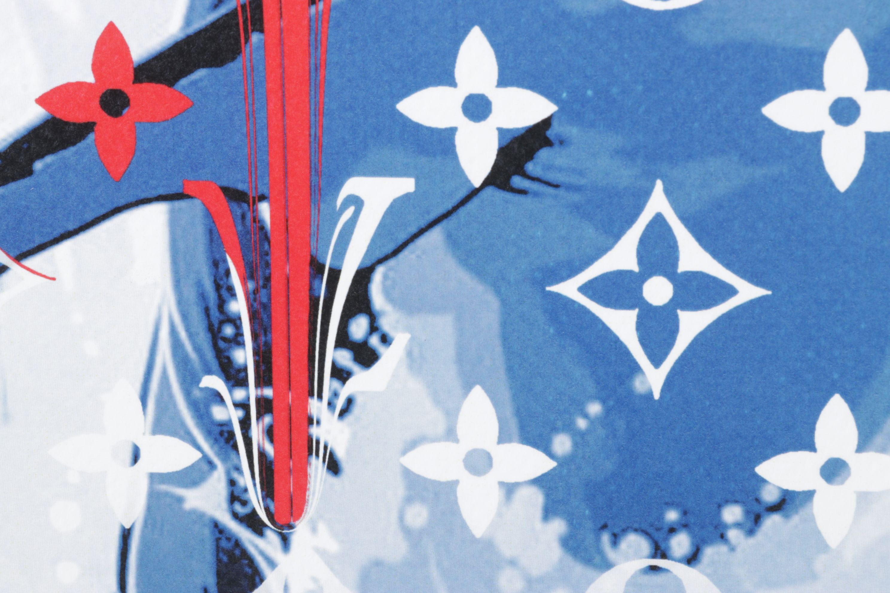 Death NYC Pop Art Digital Graphic Print Featuring Louis Vuitton x Shark, 2025