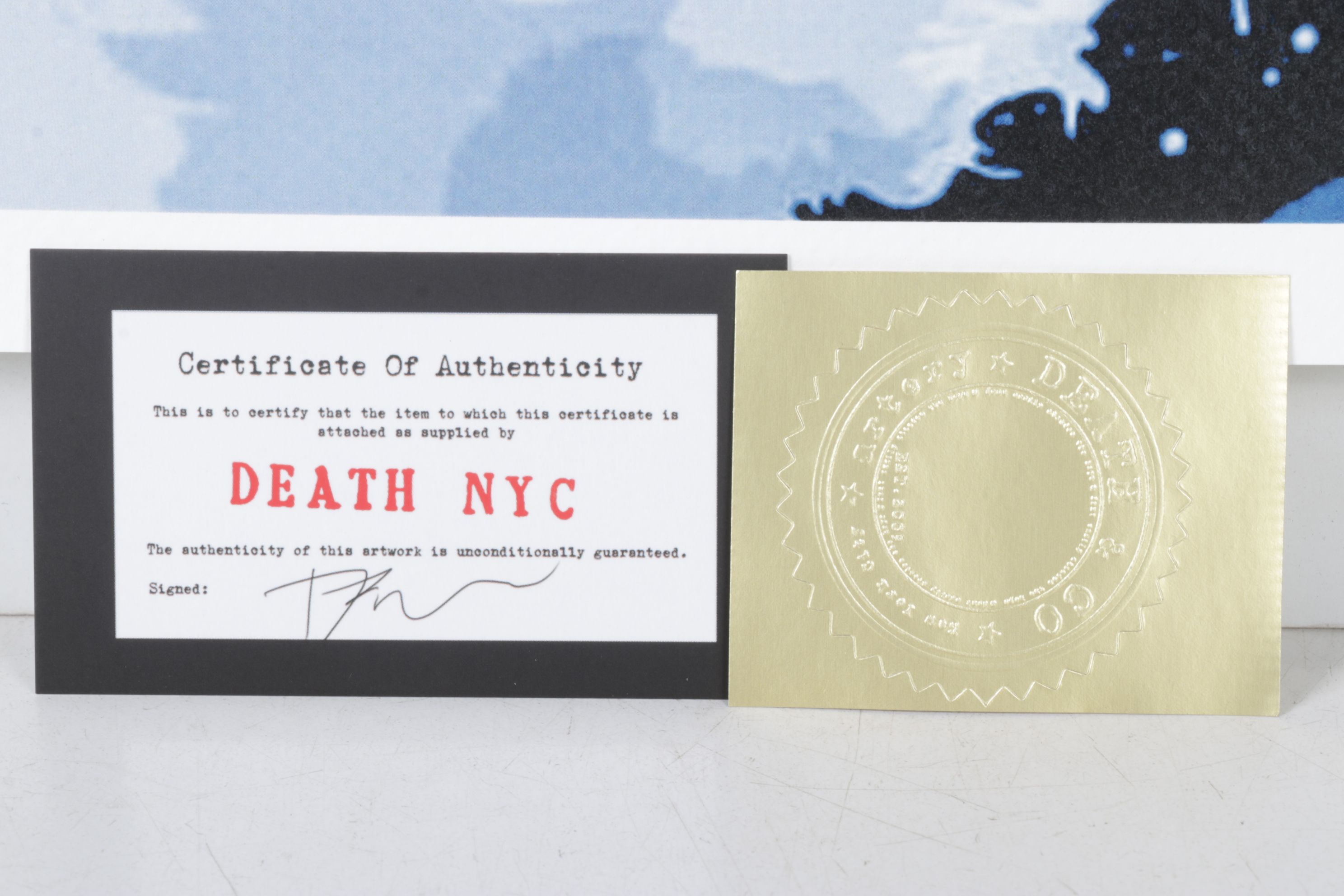 Death NYC Pop Art Digital Graphic Print Featuring Louis Vuitton x Shark, 2025