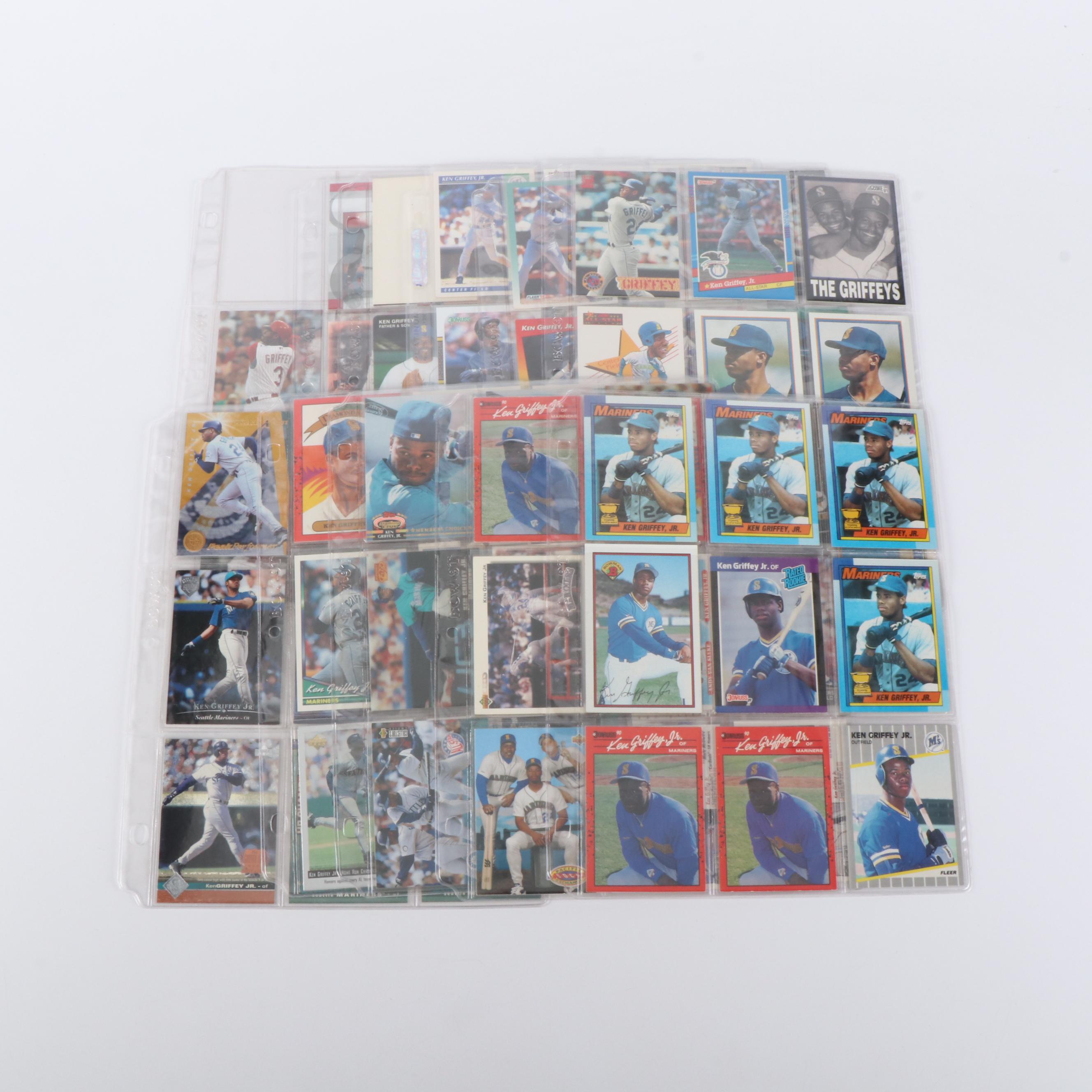 Ken Griffey Jr. Baseball Cards Featuring Rookies, Inserts, and More, 1980s-2010s