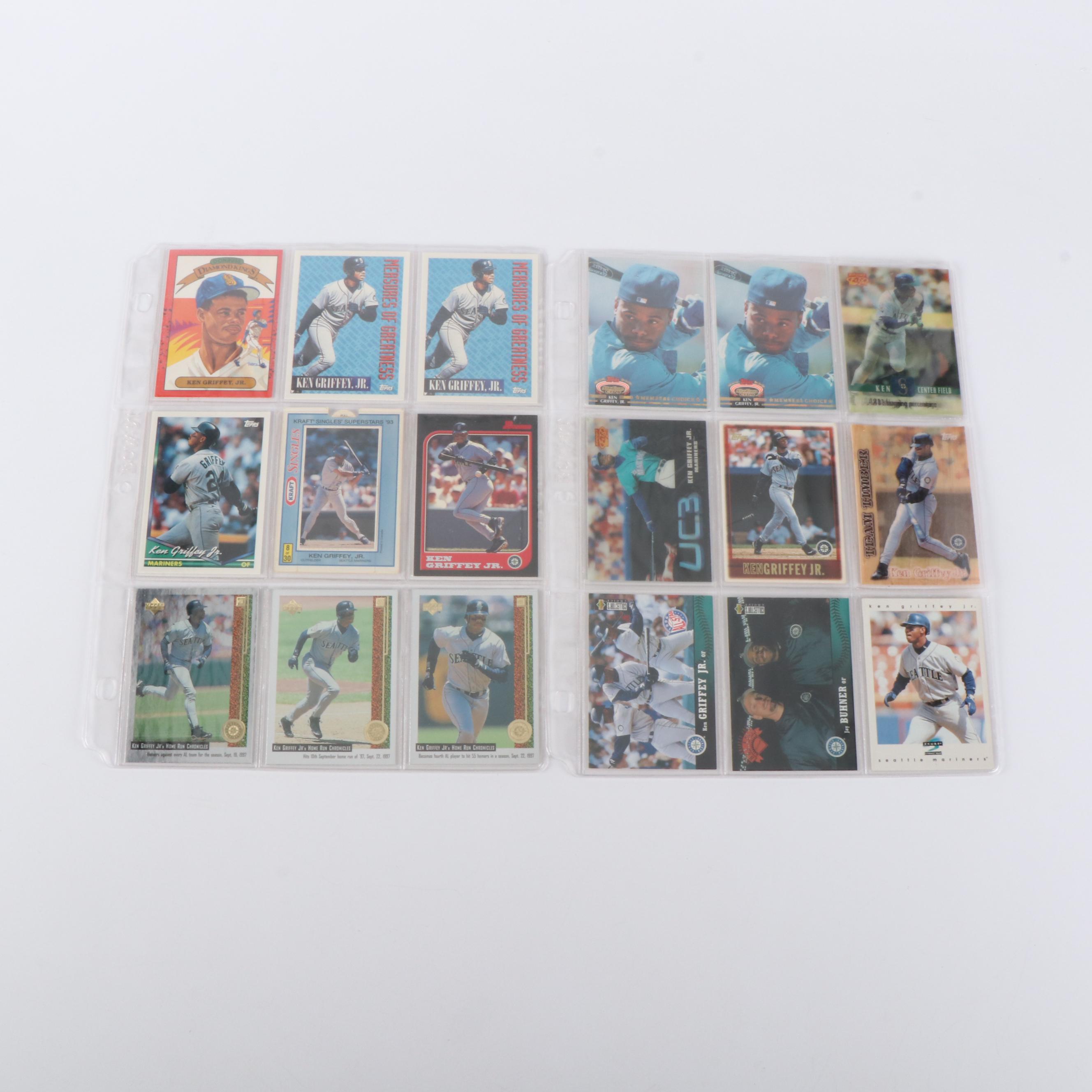 Ken Griffey Jr. Baseball Cards Featuring Rookies, Inserts, and More, 1980s-2010s