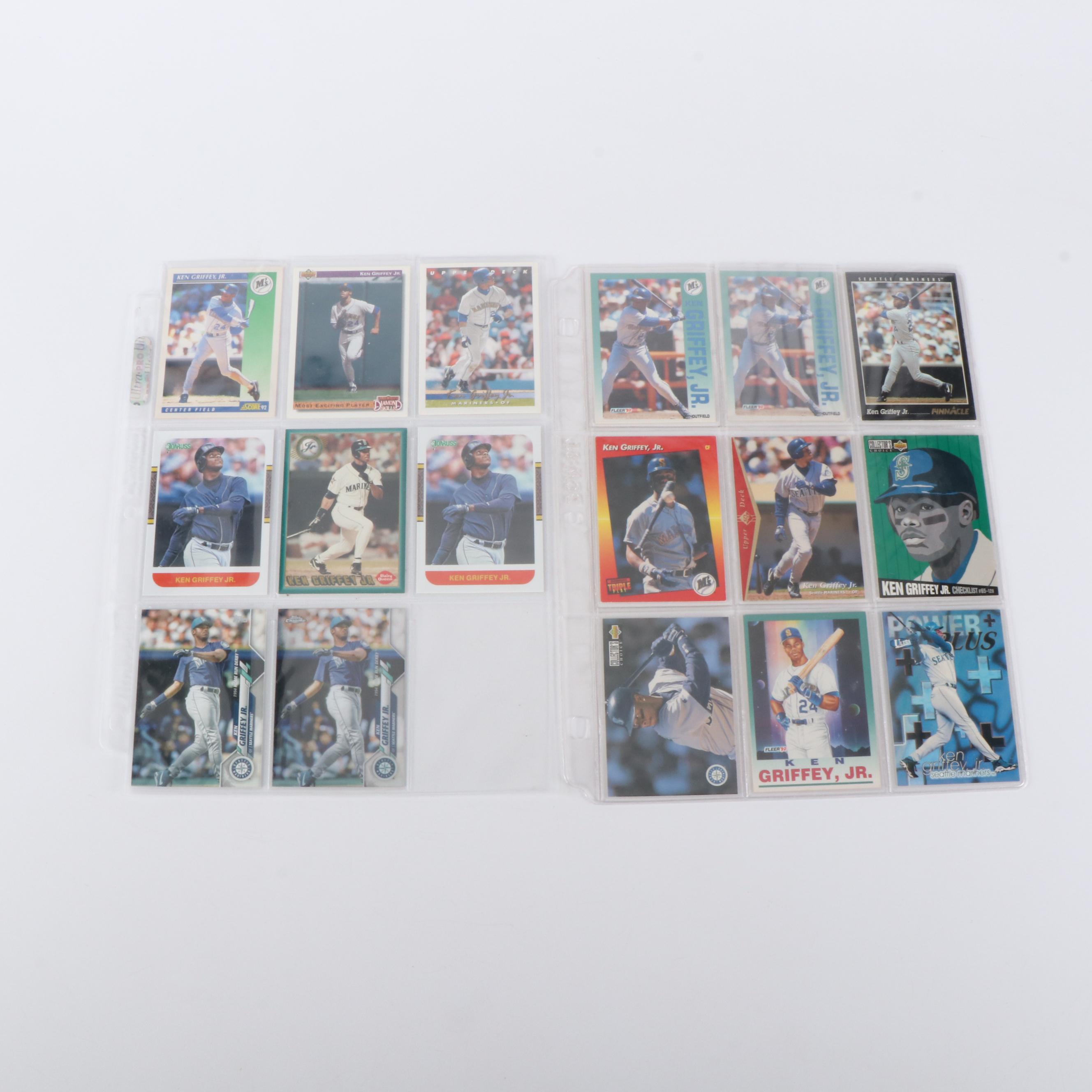 Ken Griffey Jr. Baseball Cards Featuring Rookies, Inserts, and More, 1980s-2010s