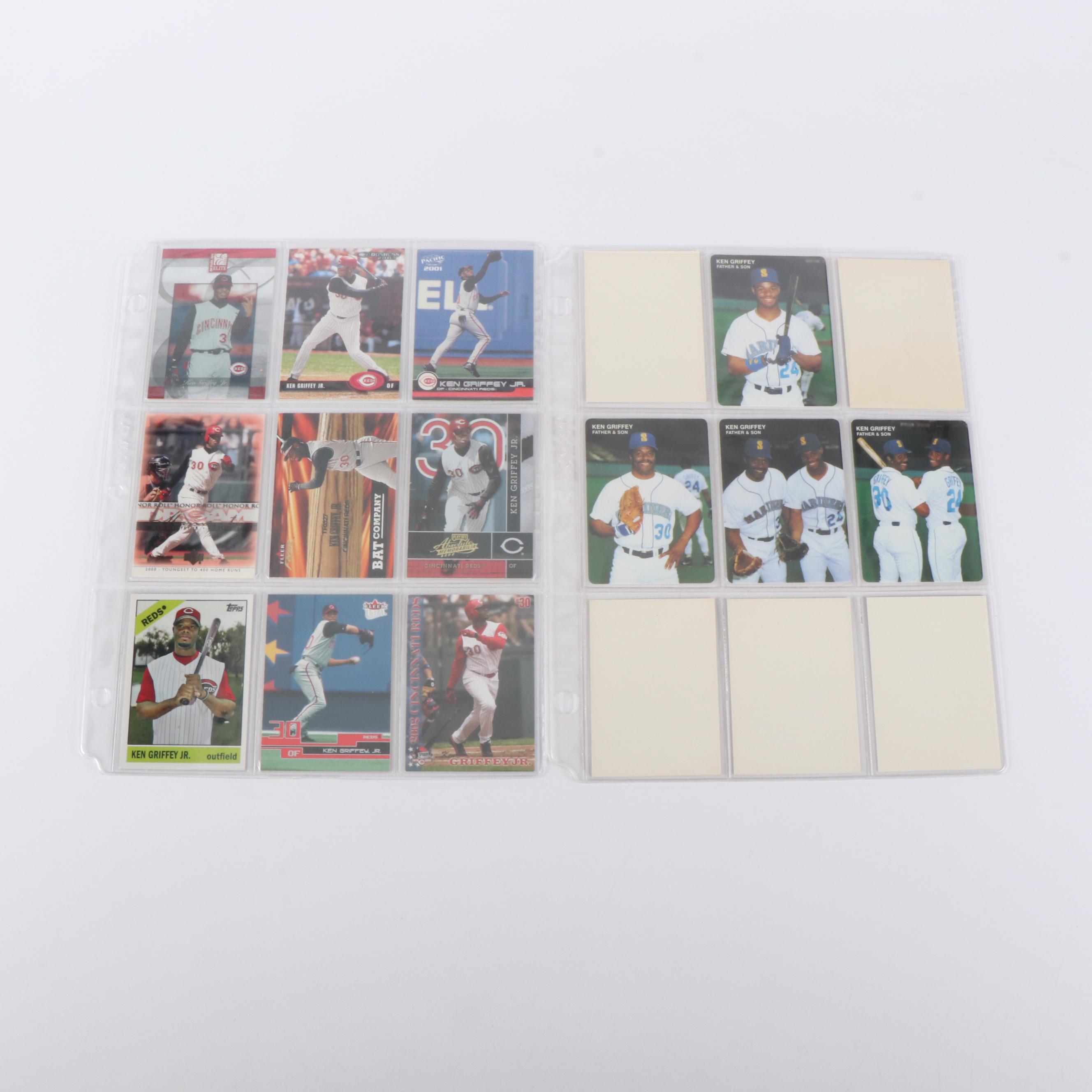 Ken Griffey Jr. Baseball Cards Featuring Rookies, Inserts, and More, 1980s-2010s