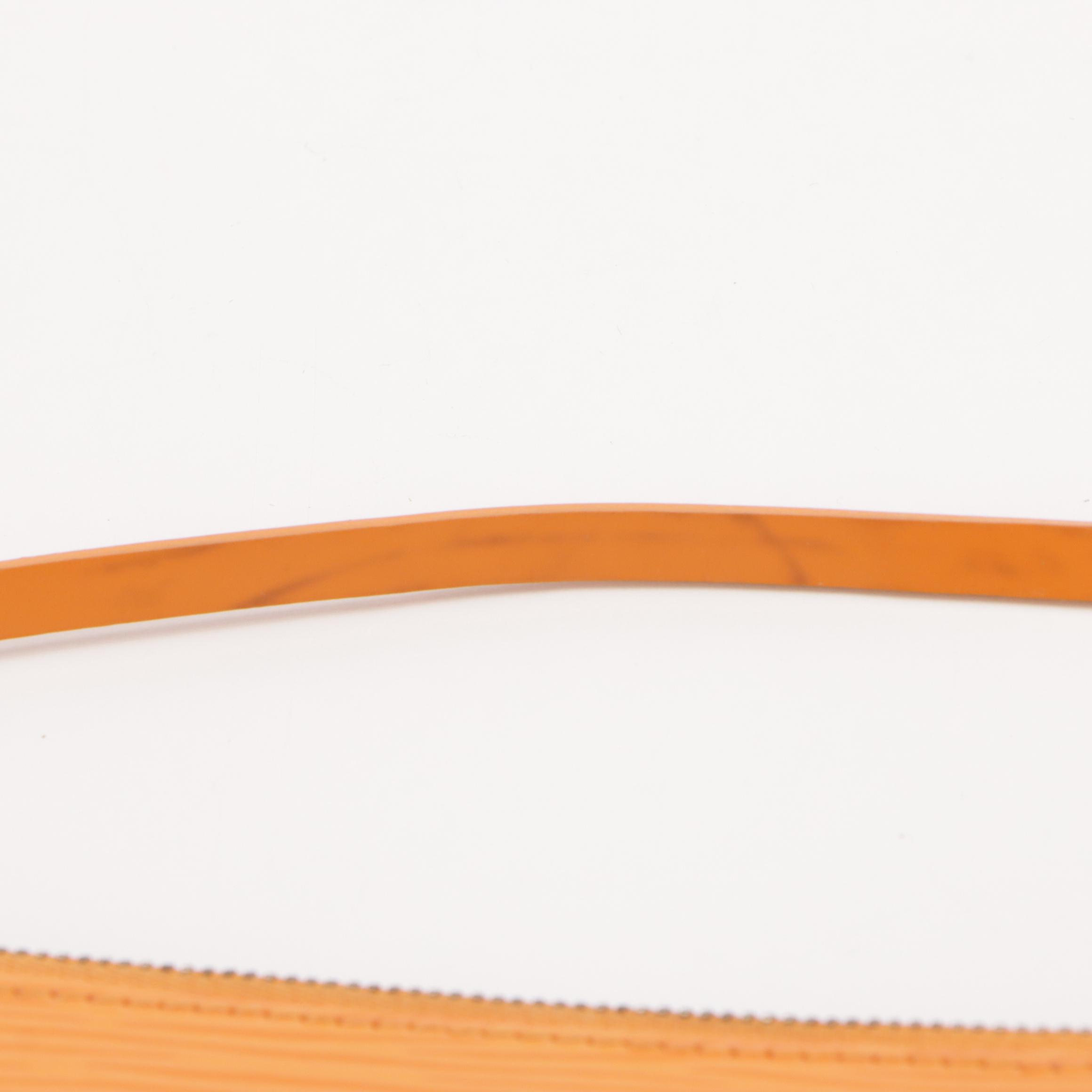 Louis Vuitton Pochette Accessoires in Mandarin Epi and Smooth Leather