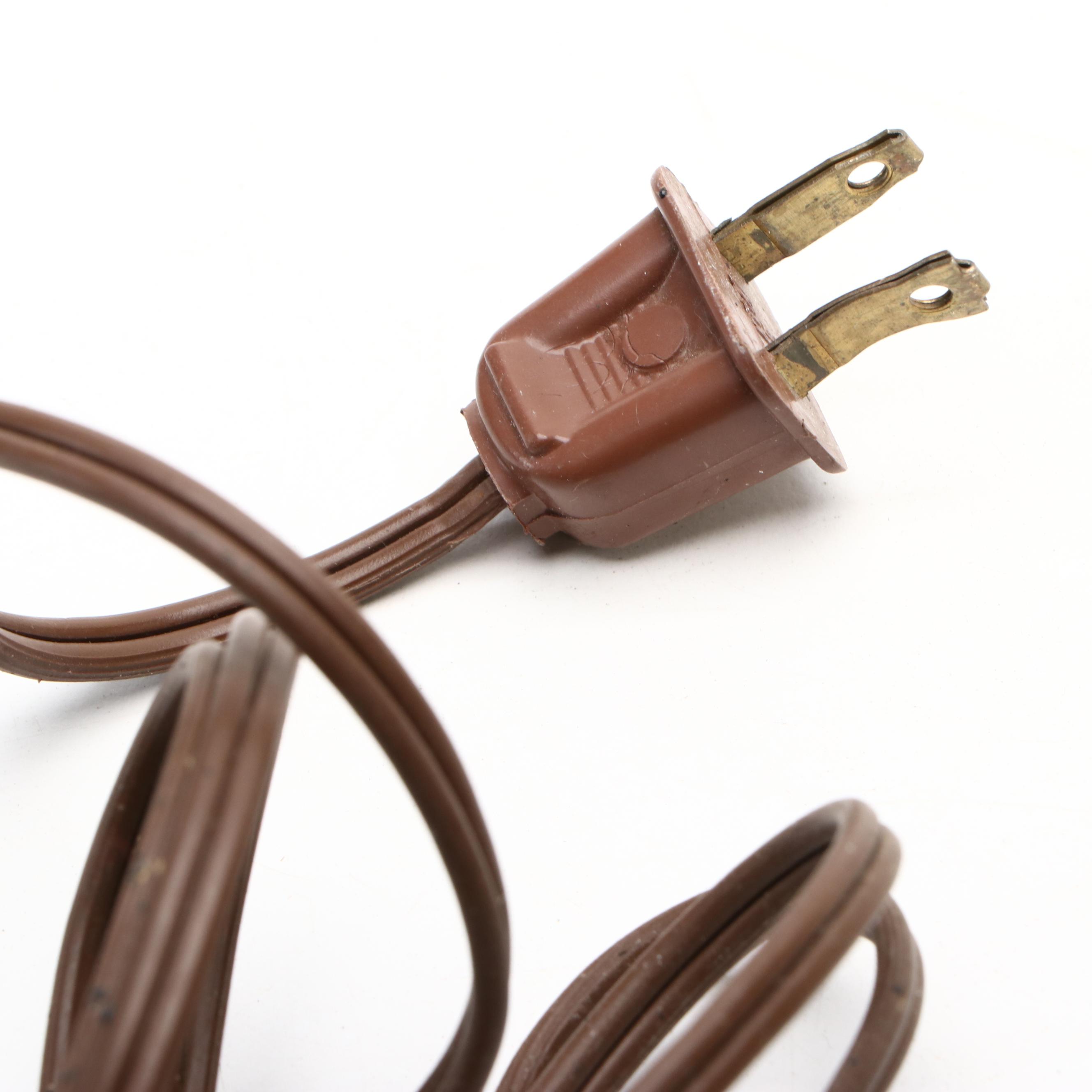 Dinkelspiel Japanese Bronze Relief Floral Table Lamp, Late 20th Century