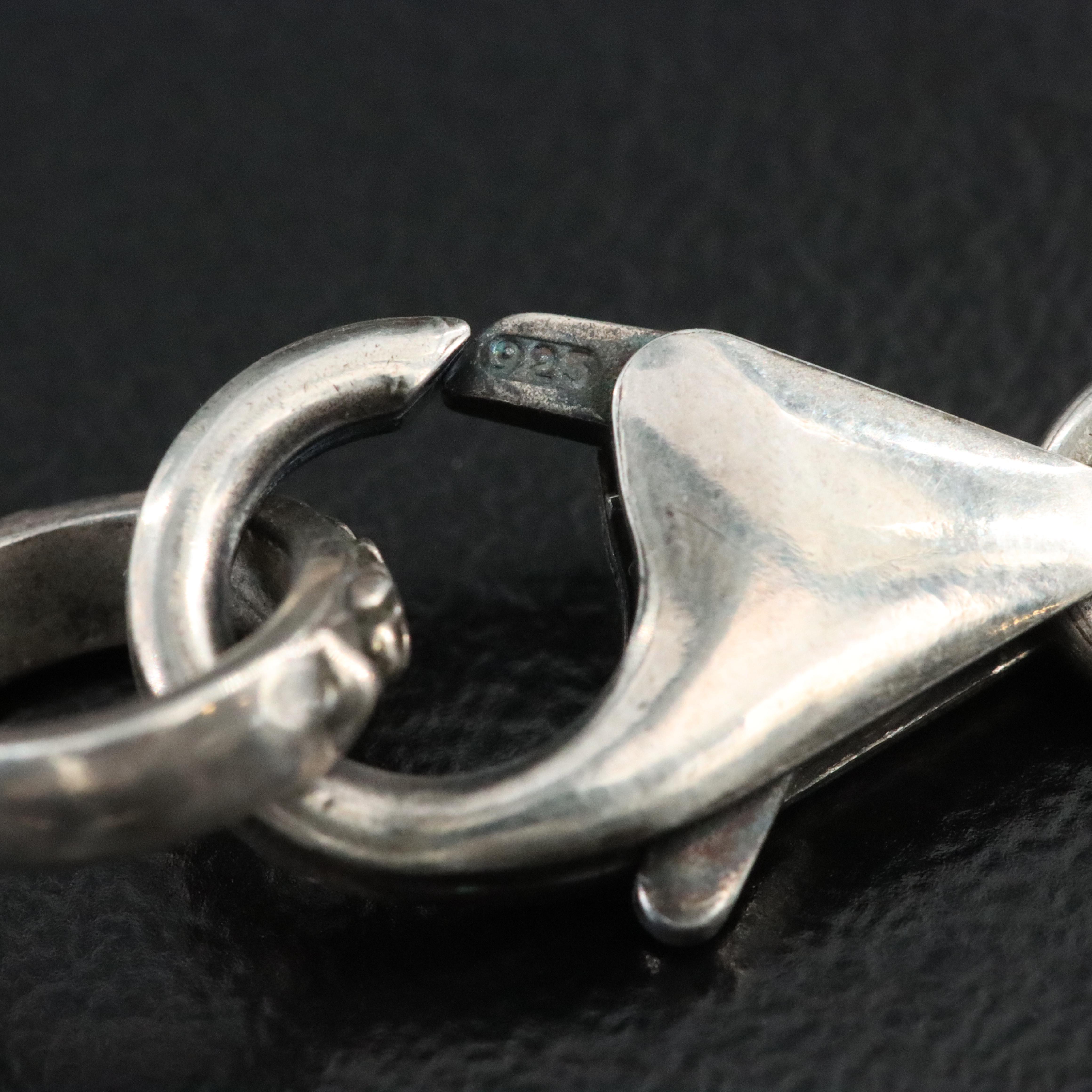 Sheryl Lowe Sterling Diamond Tassel Necklace