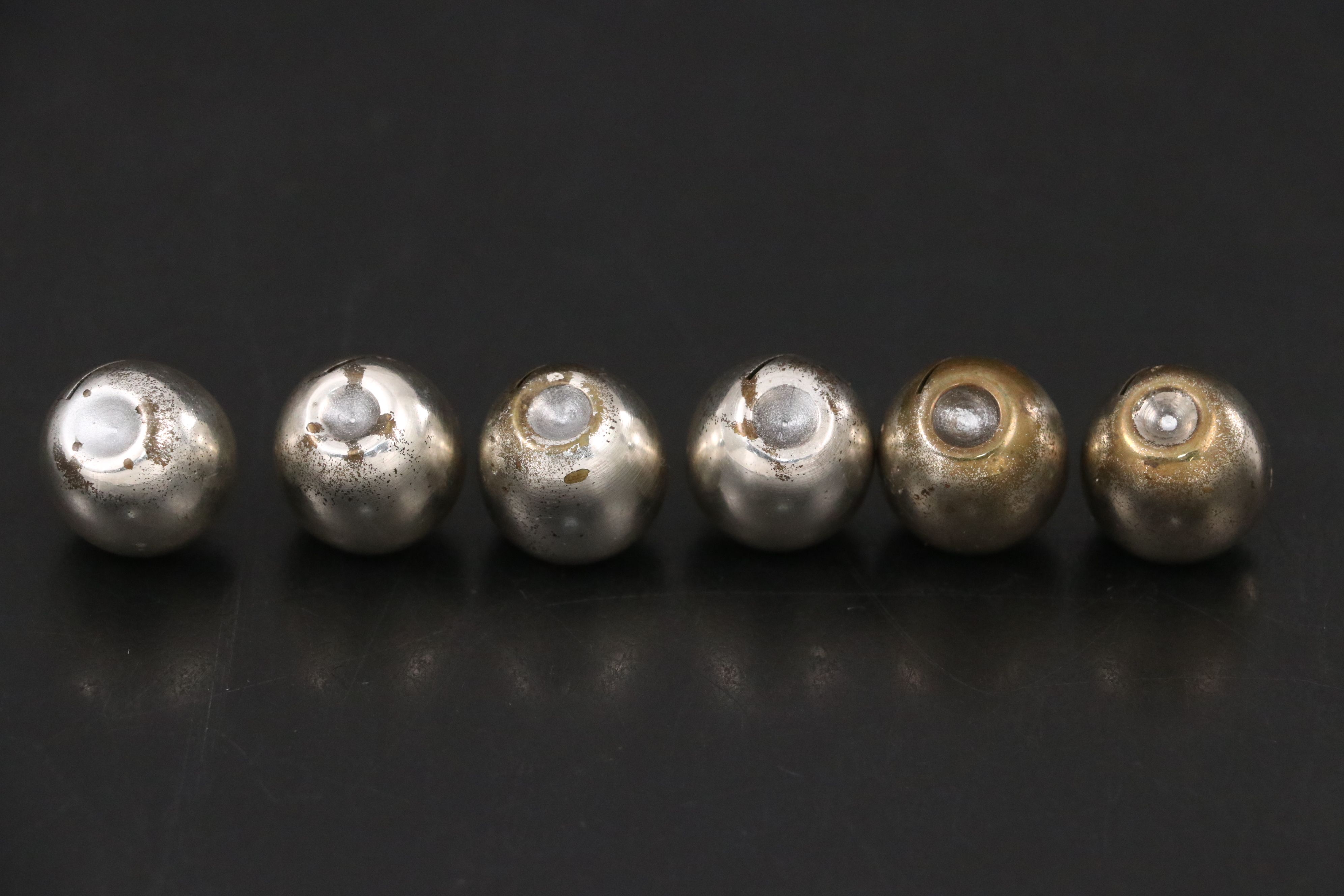 Vintage Wako Japanese Silver Plate Apple-Form Place Card Holders