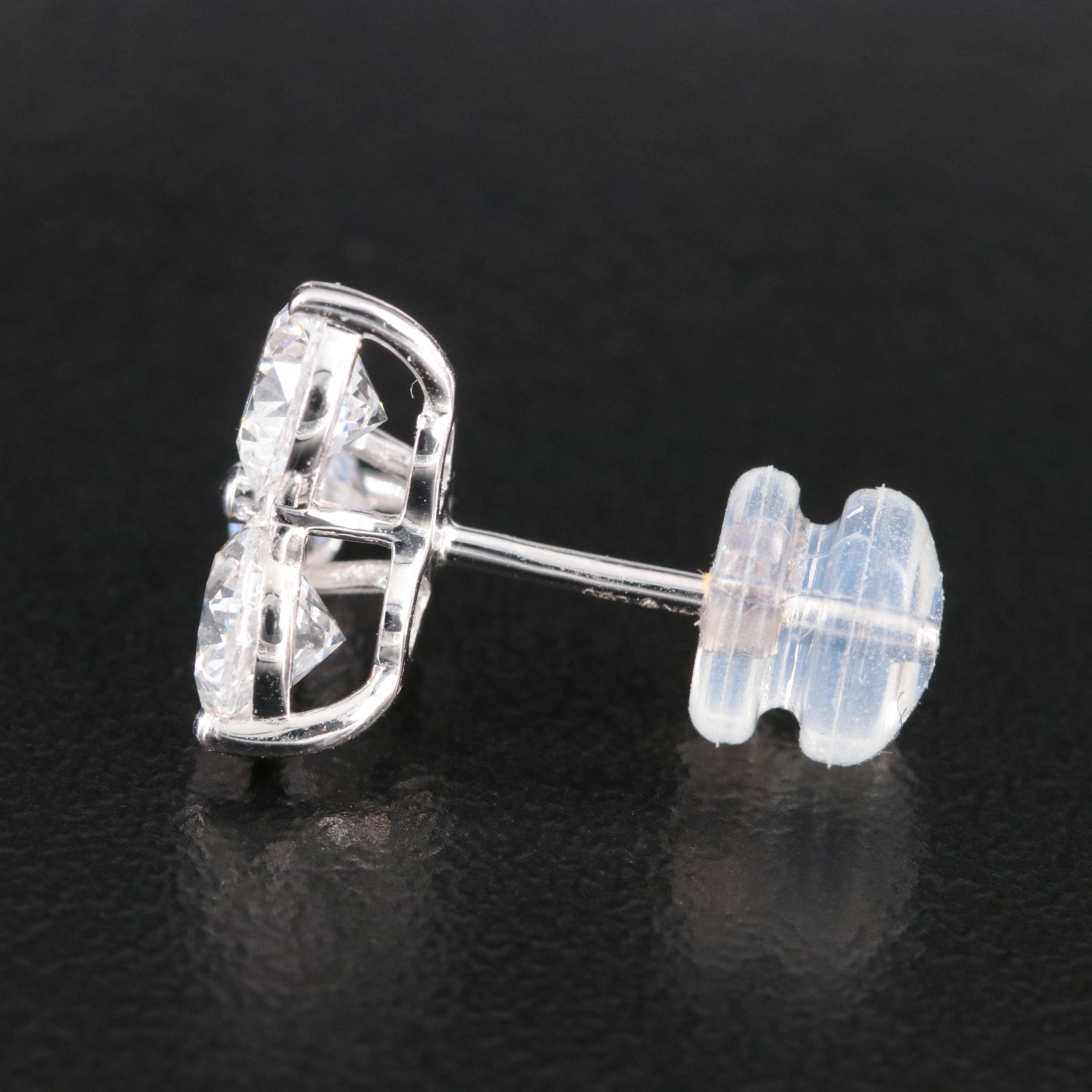 14K 2.50 CTW Lab Grown Diamond Earrings