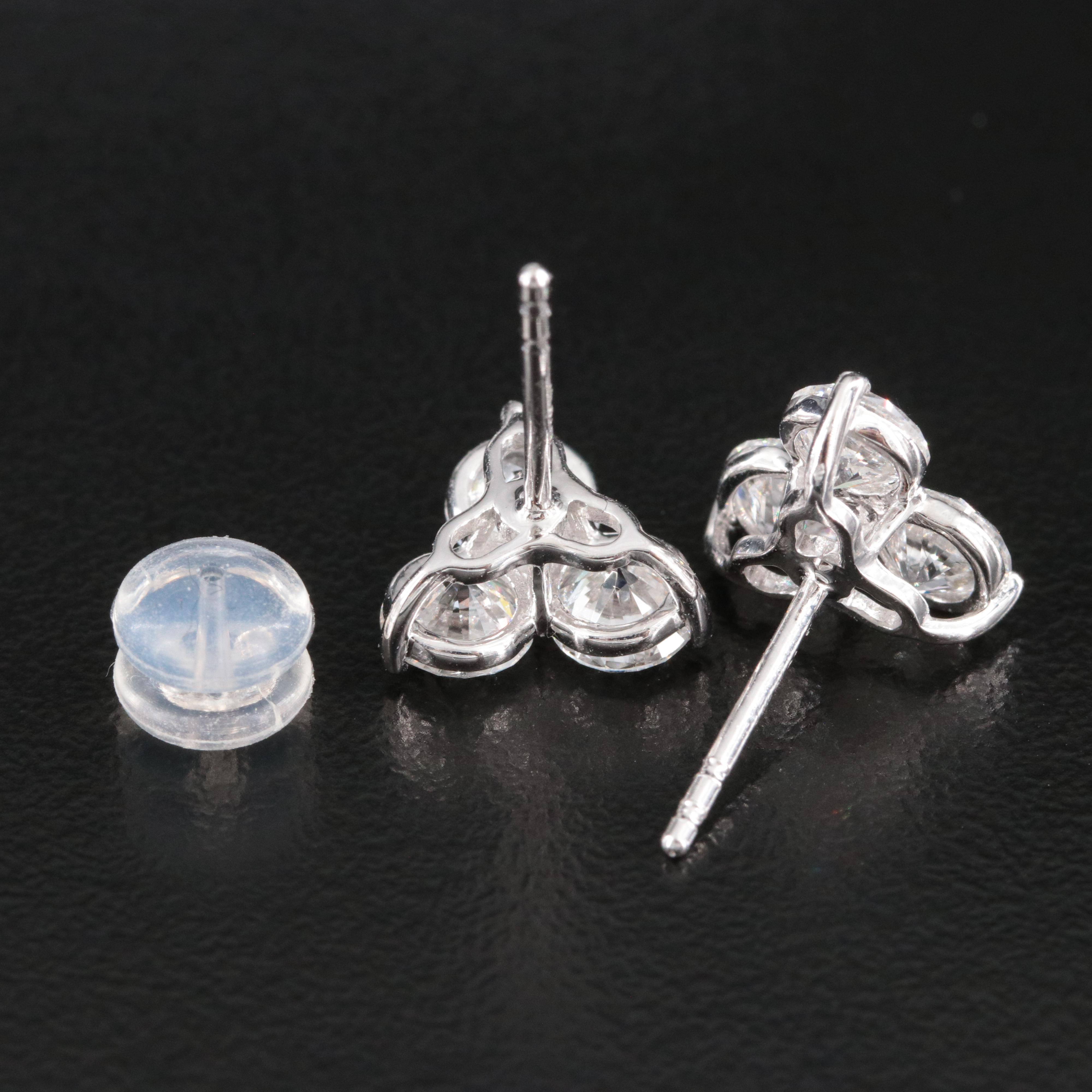 14K 2.50 CTW Lab Grown Diamond Earrings