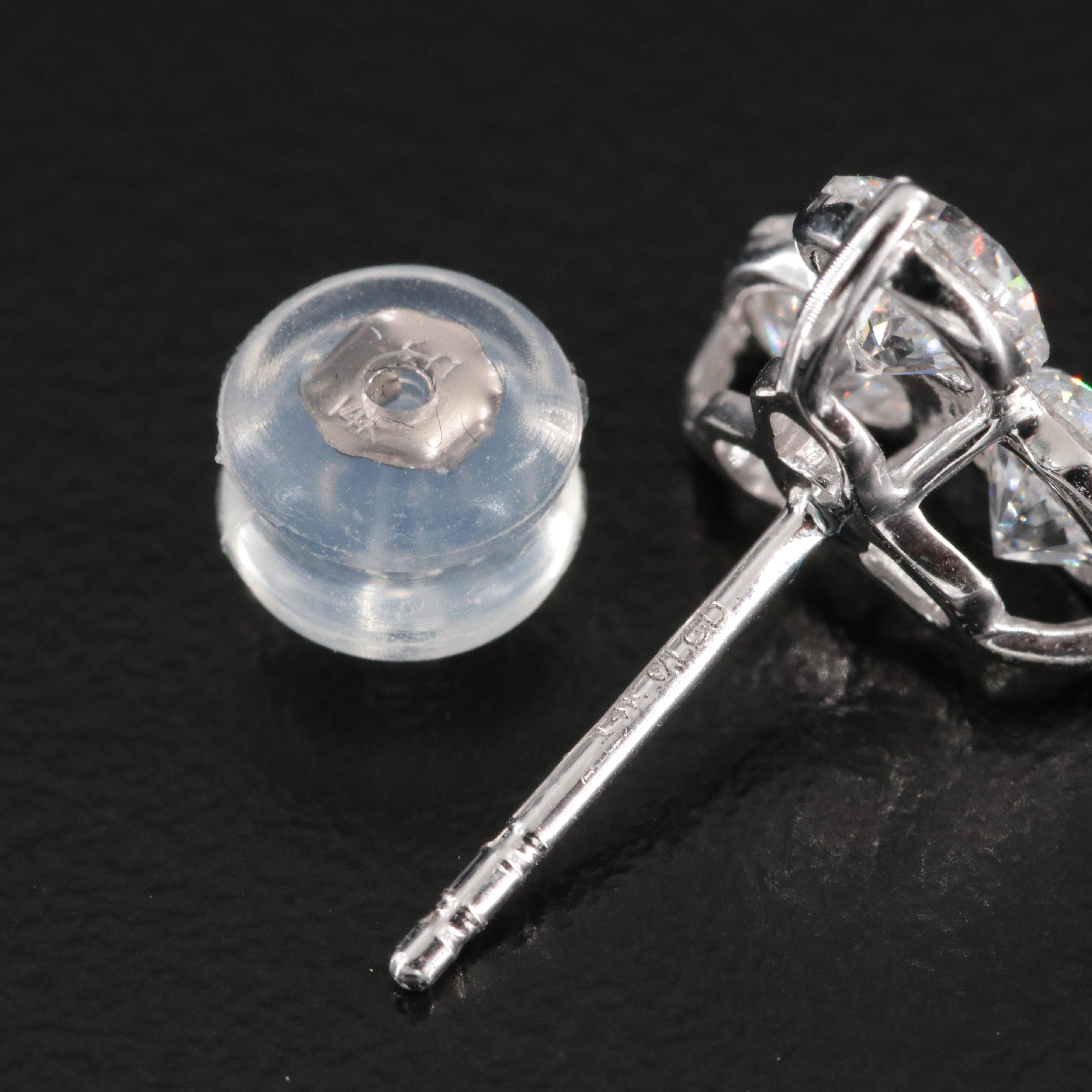 14K 2.50 CTW Lab Grown Diamond Earrings