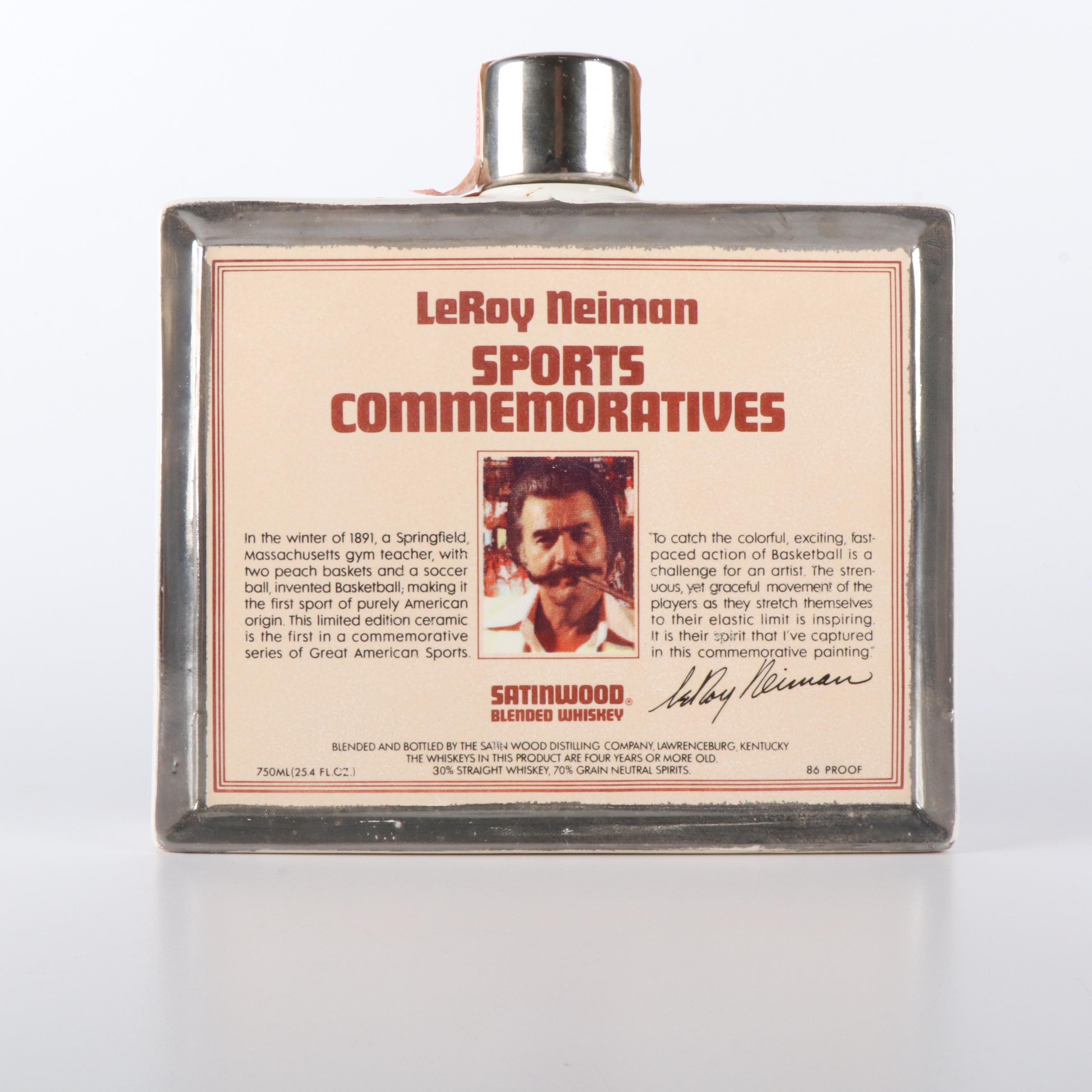 LeRoy Neiman Sports Commemoratives Decanter, Late 20th Century
