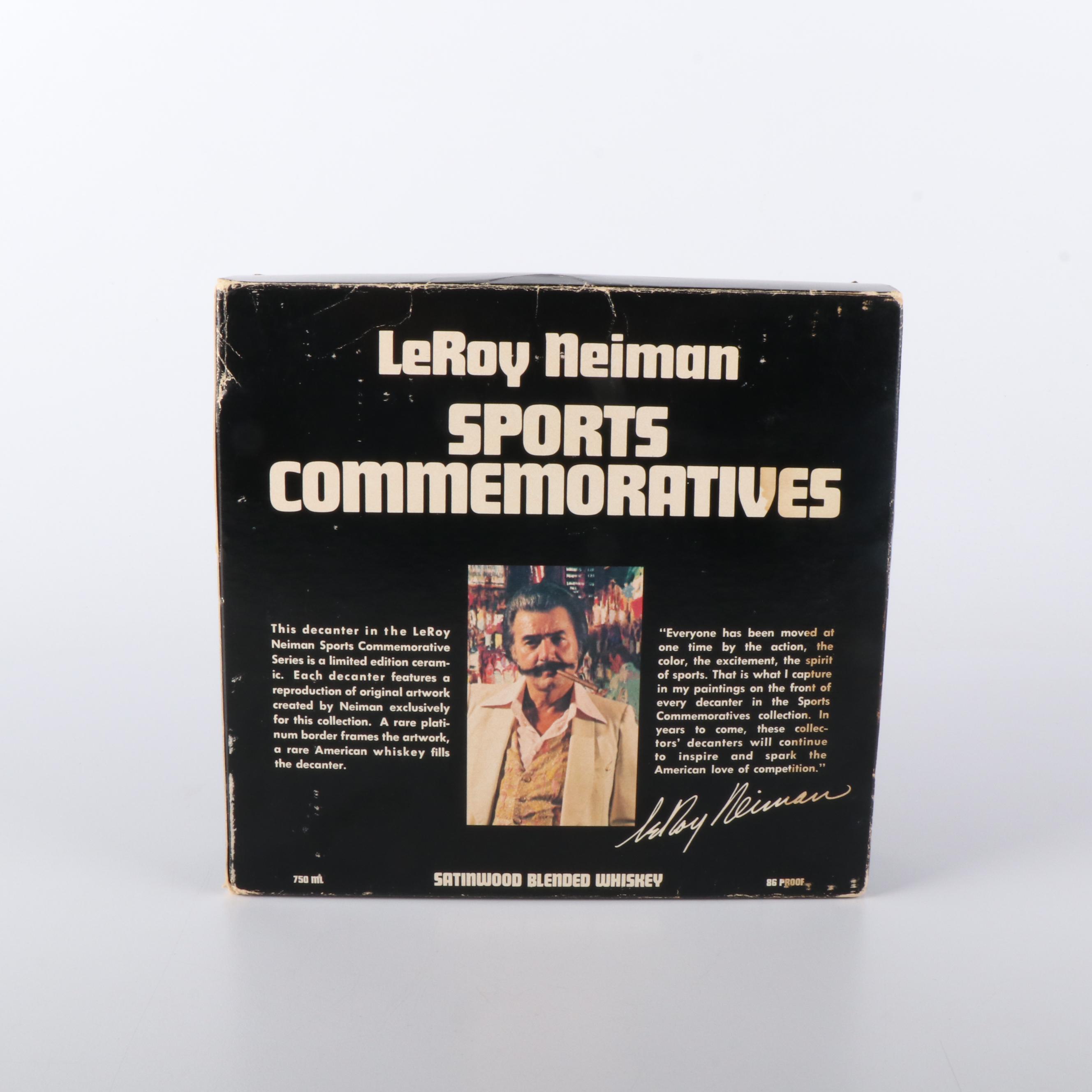 LeRoy Neiman Sports Commemoratives Decanter, Late 20th Century