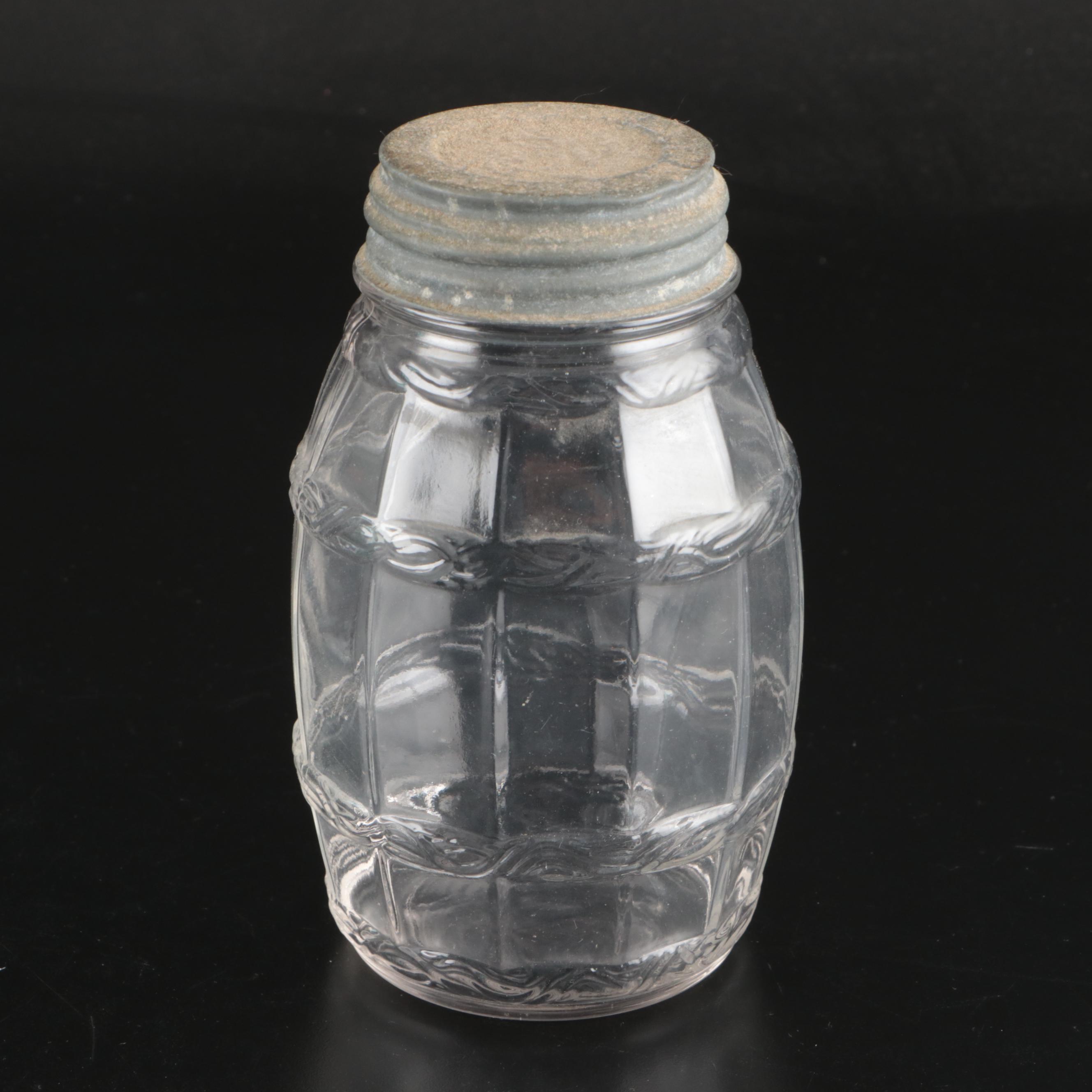 Vintage Barrel Pickle Jars with Other Canning Jars and Stones