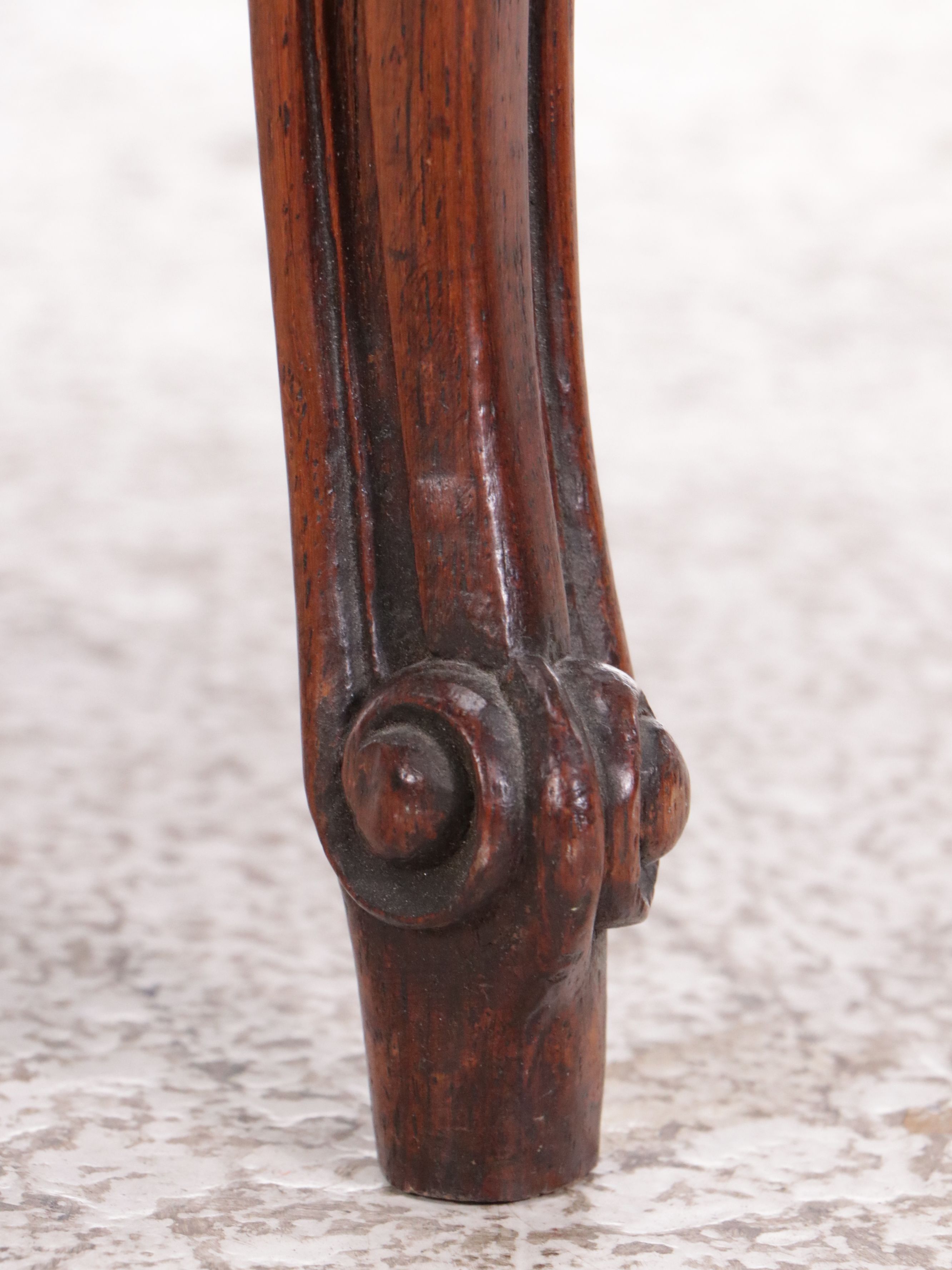 Louis XV Style Nightstand with Pink Marble Top