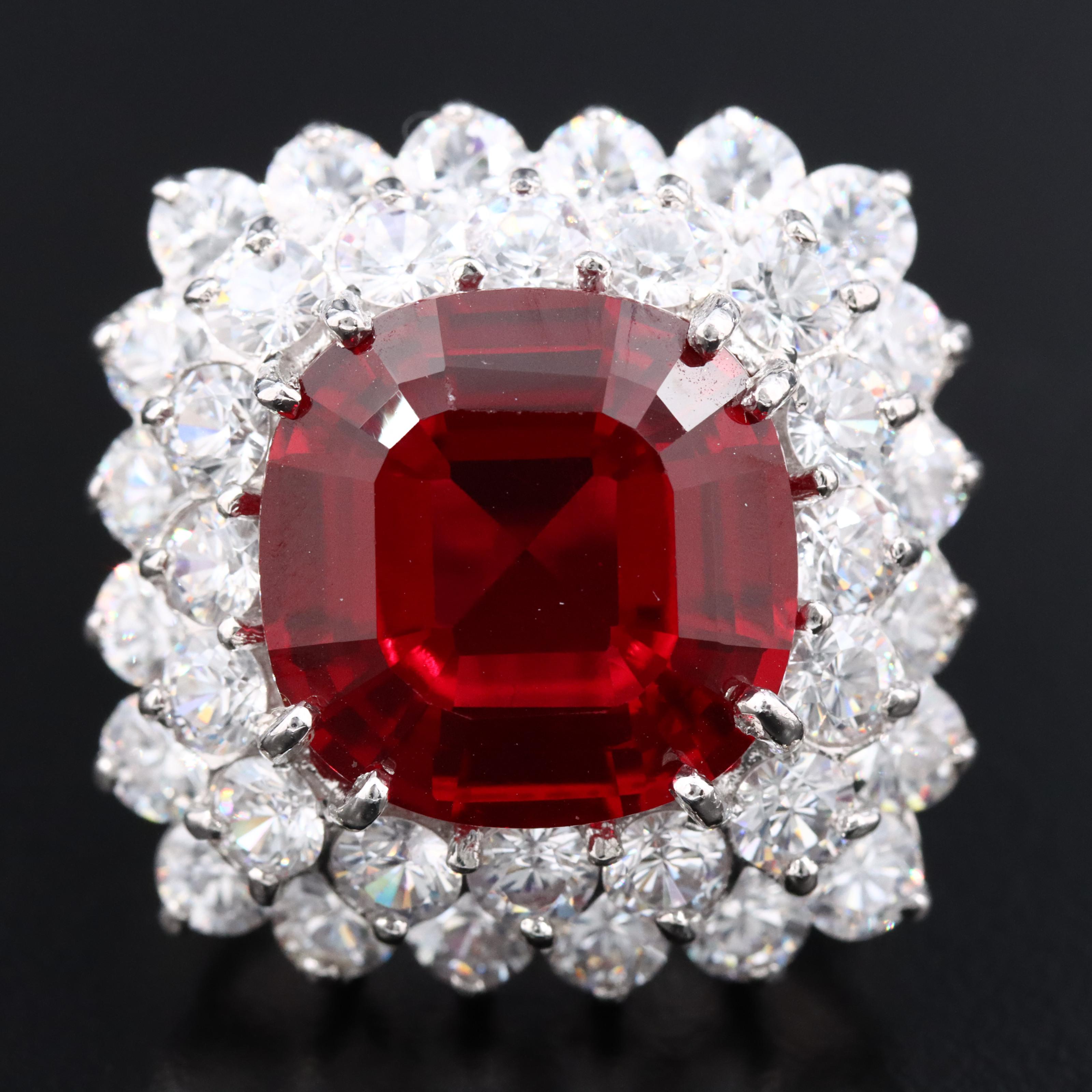 Sterling Ruby and CZ Ring