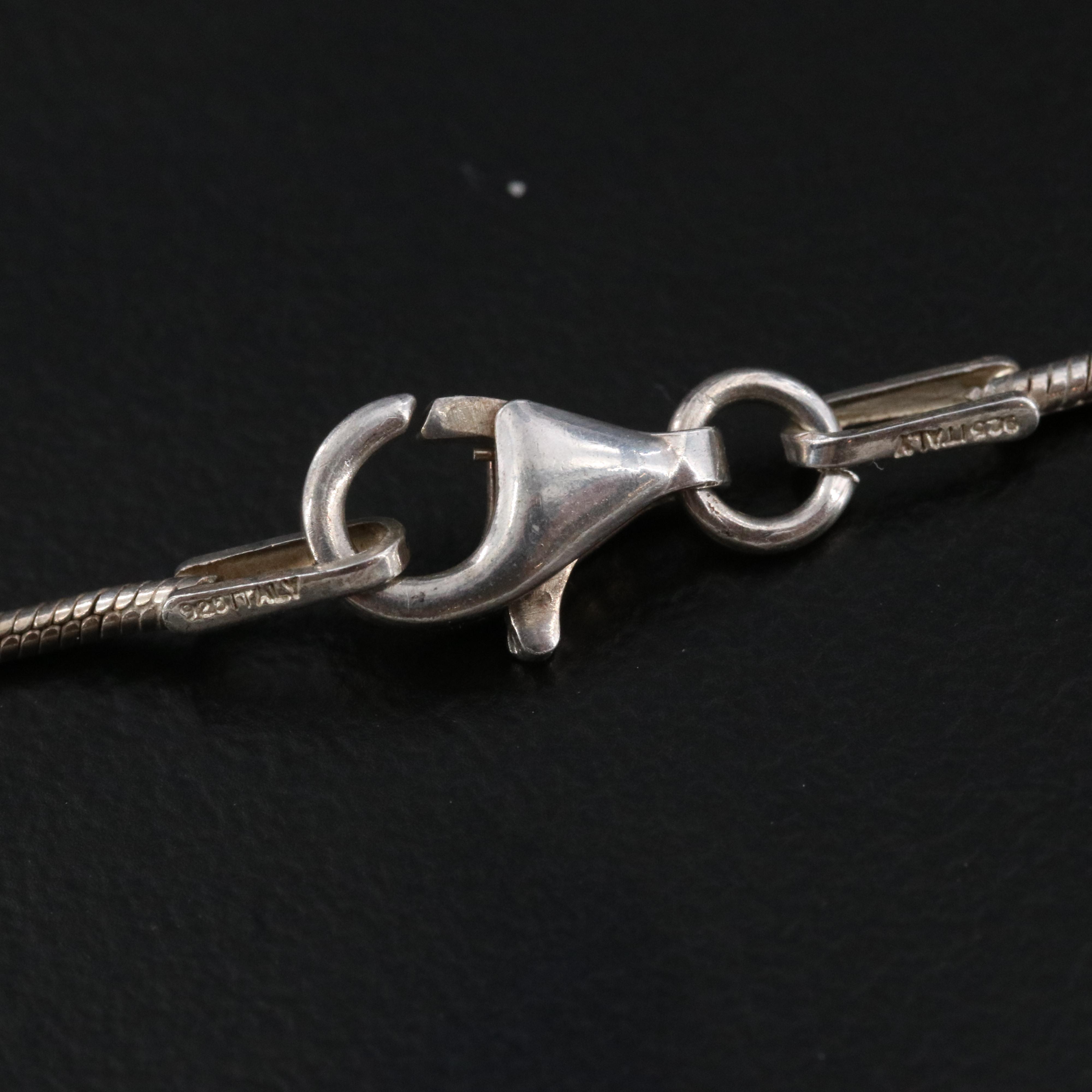 Replica Alexander the Great Coin Pendant on Sterling Chain