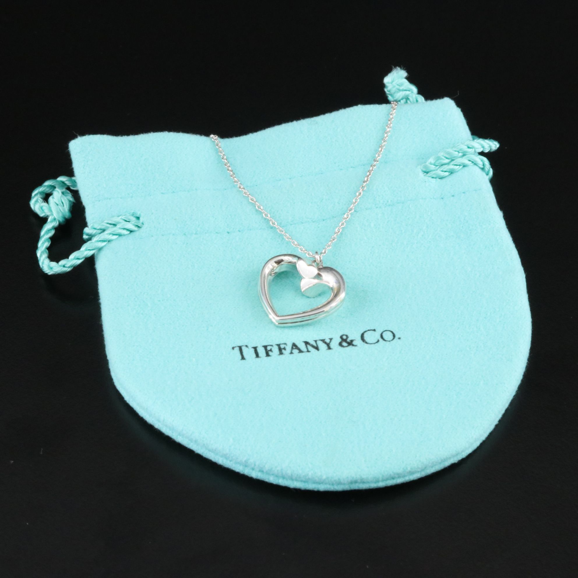 Paloma Picasso for Tiffany & Co. Sterling Tenderness Heart Pendant