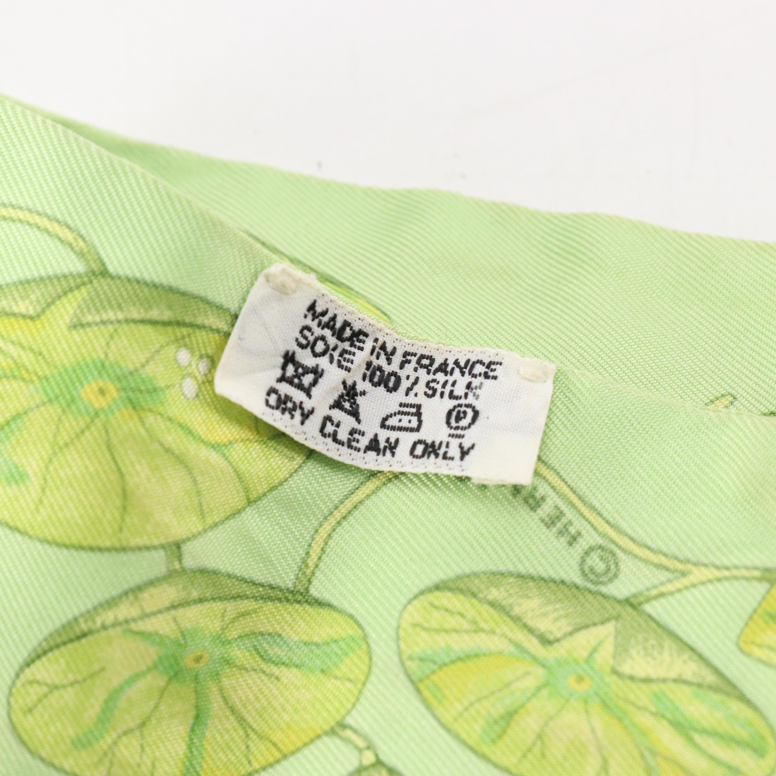 Hermès "Un Jardin sur le Nil" Silk Twilly Scarf with Box