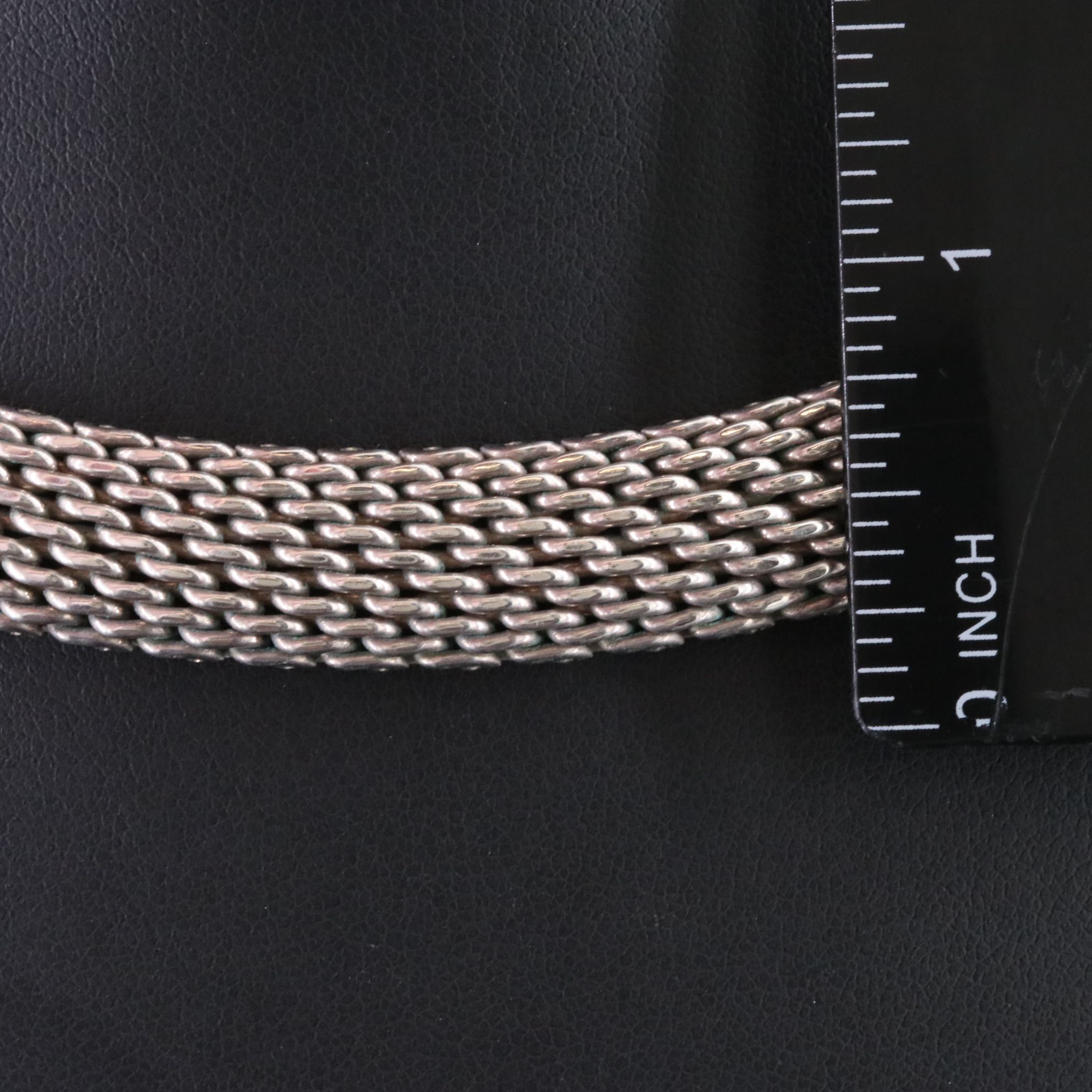 Tiffany & Co. Somerset Sterling Mesh Necklace