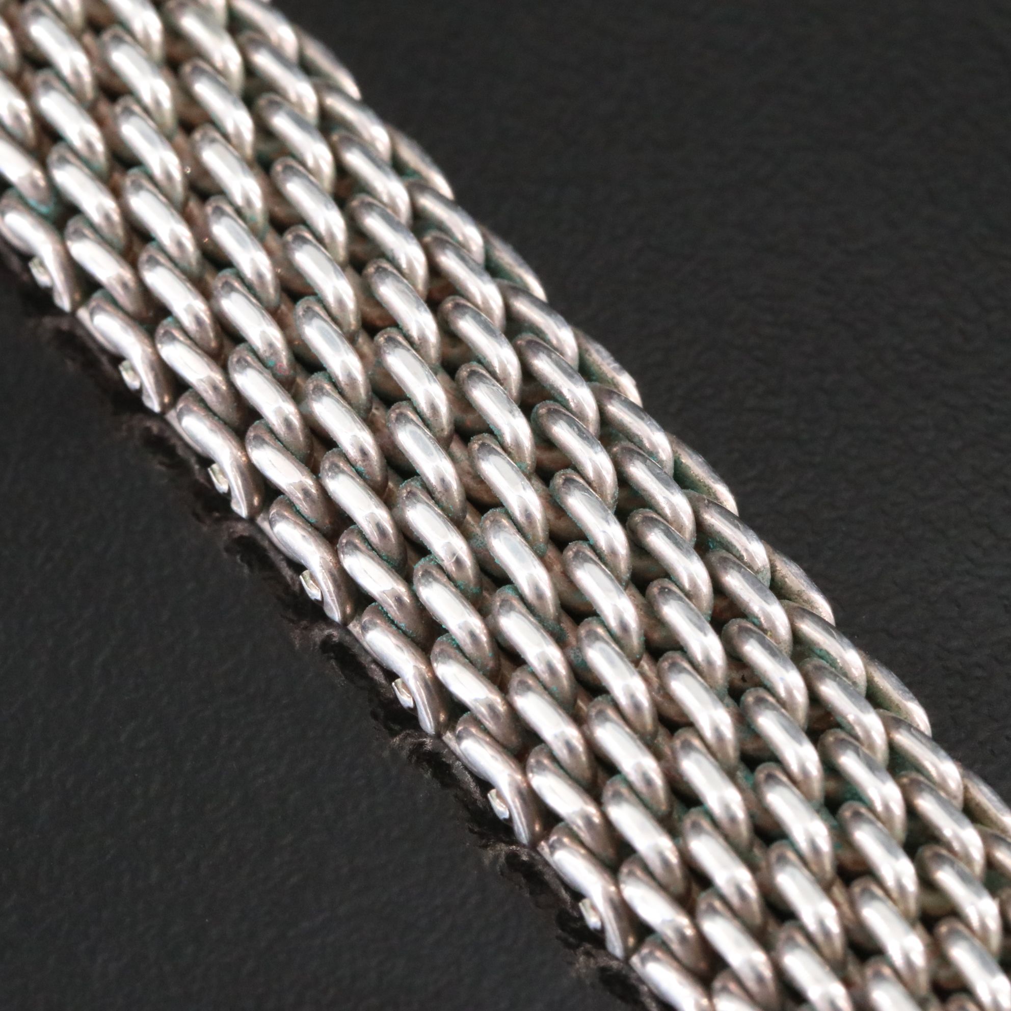 Tiffany & Co. Somerset Sterling Mesh Necklace