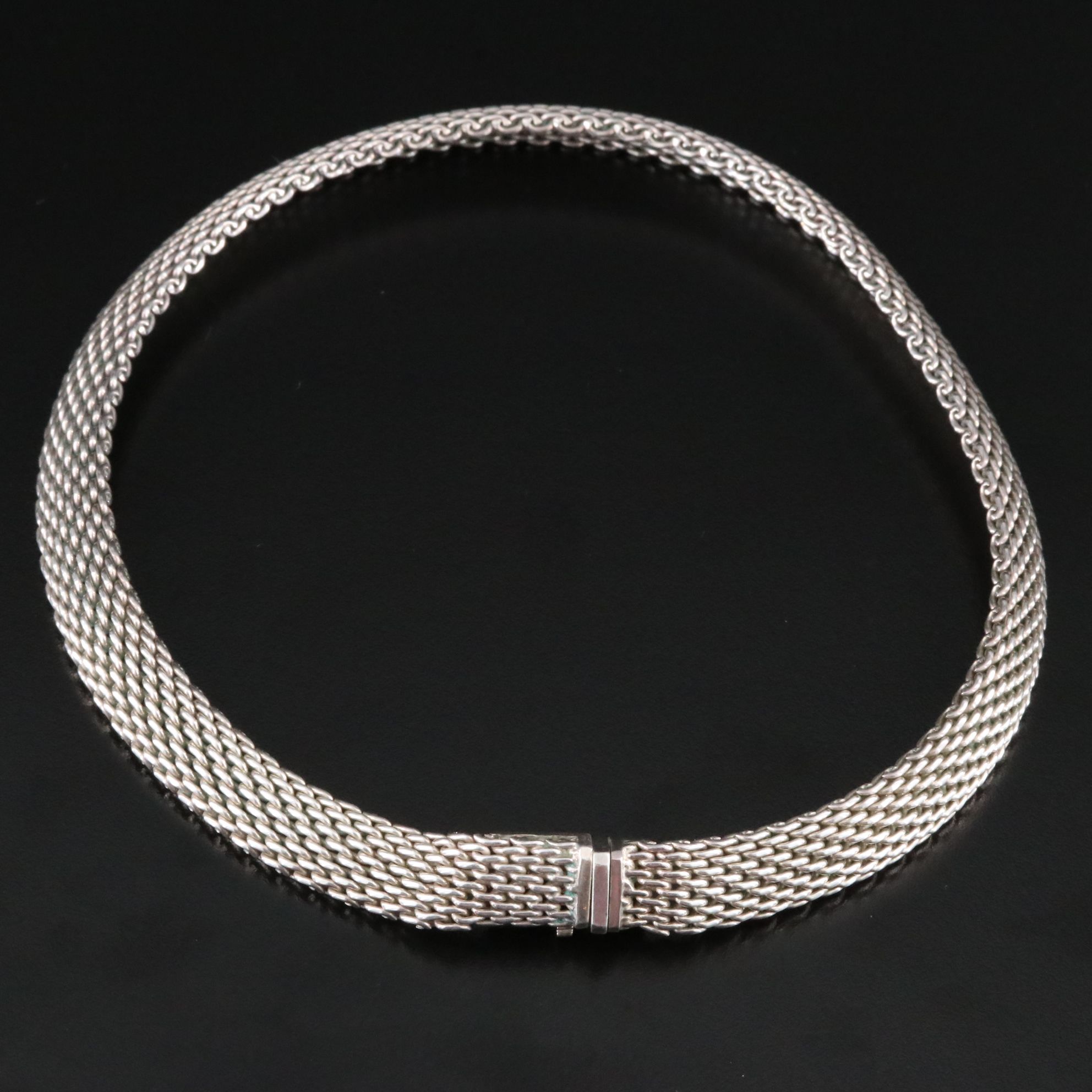 Tiffany & Co. Somerset Sterling Mesh Necklace