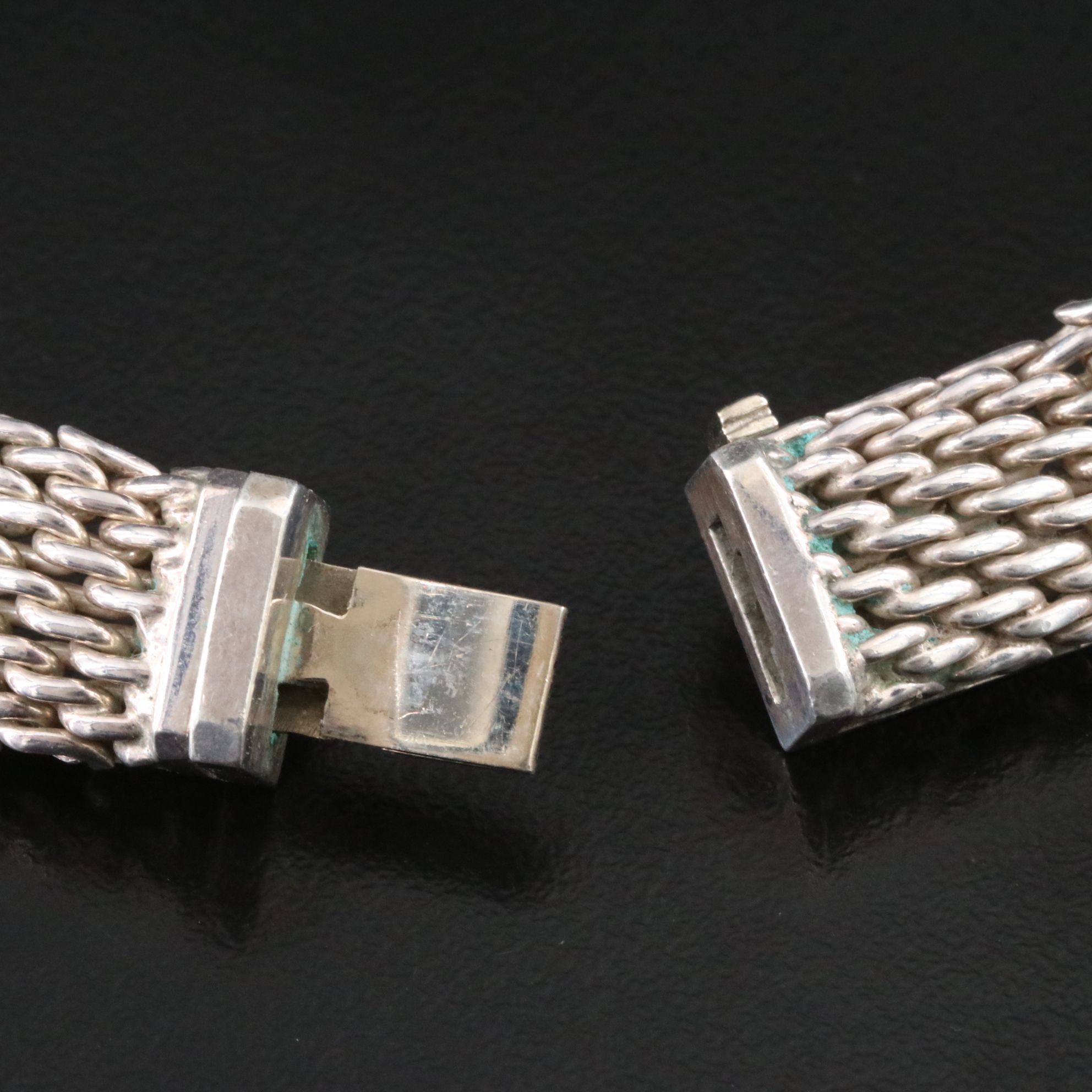 Tiffany & Co. Somerset Sterling Mesh Necklace