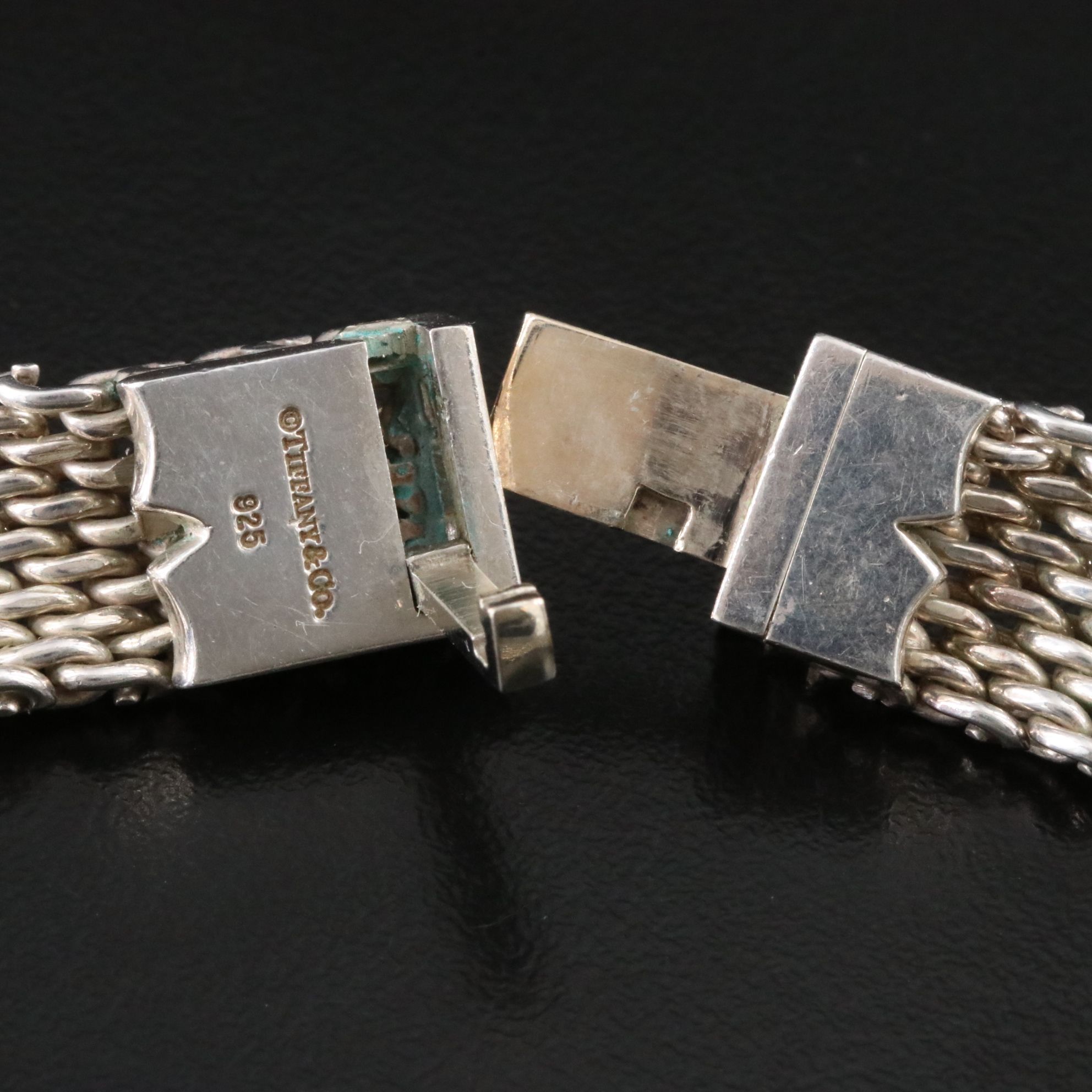 Tiffany & Co. Somerset Sterling Mesh Necklace
