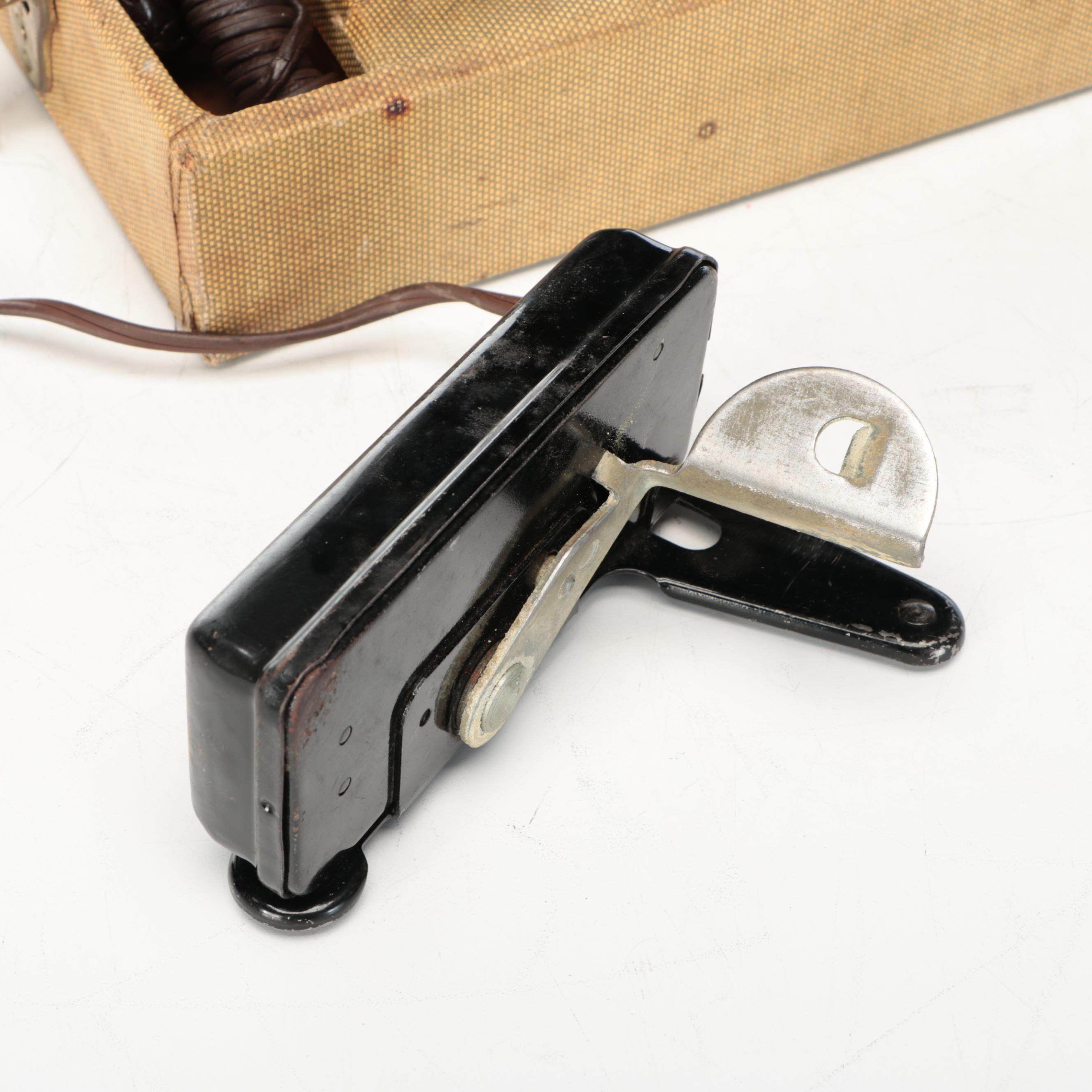 Singer Sewing Machine with Case, Early 20th Century