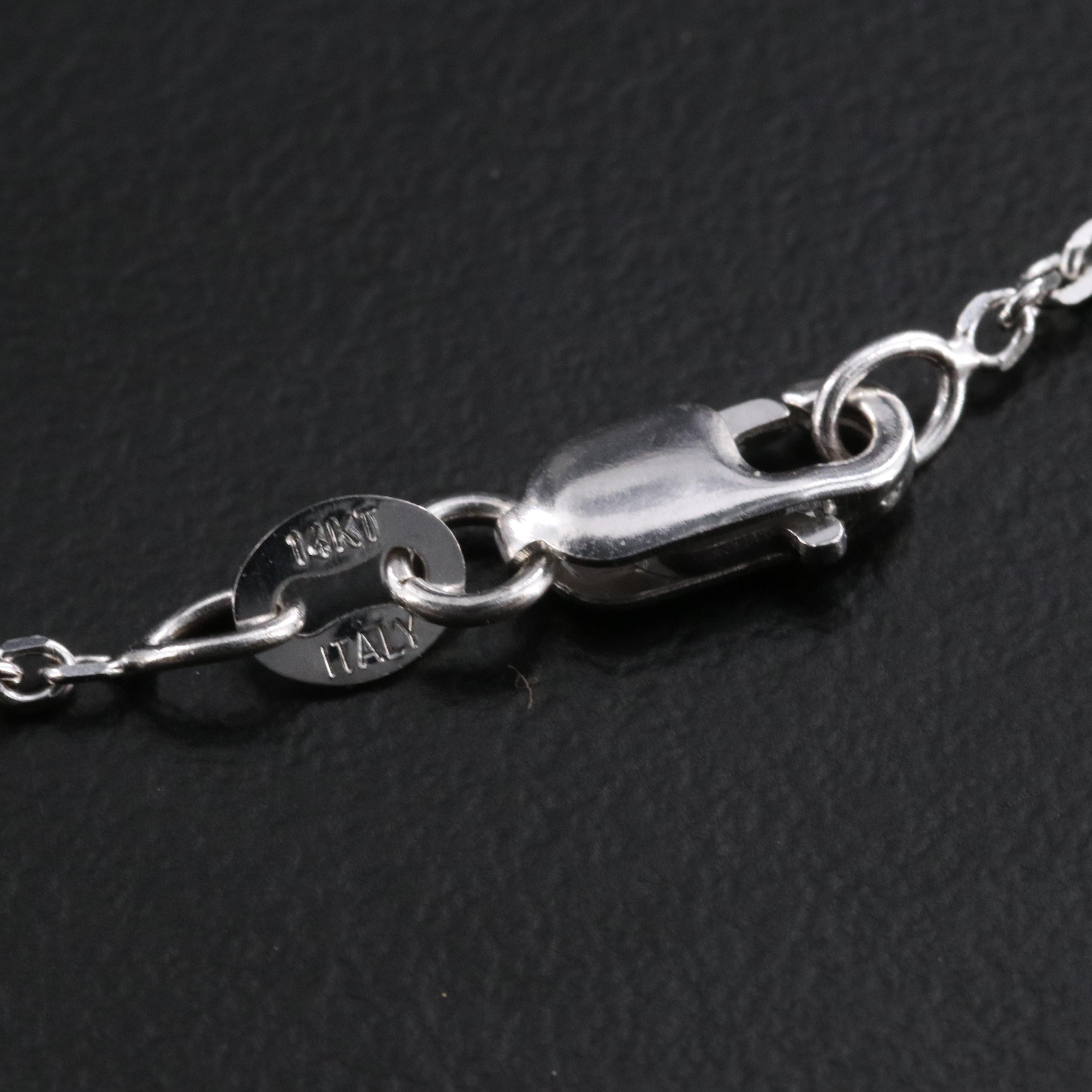 14K 0.70 CTW Diamond Cross Pendant Necklace